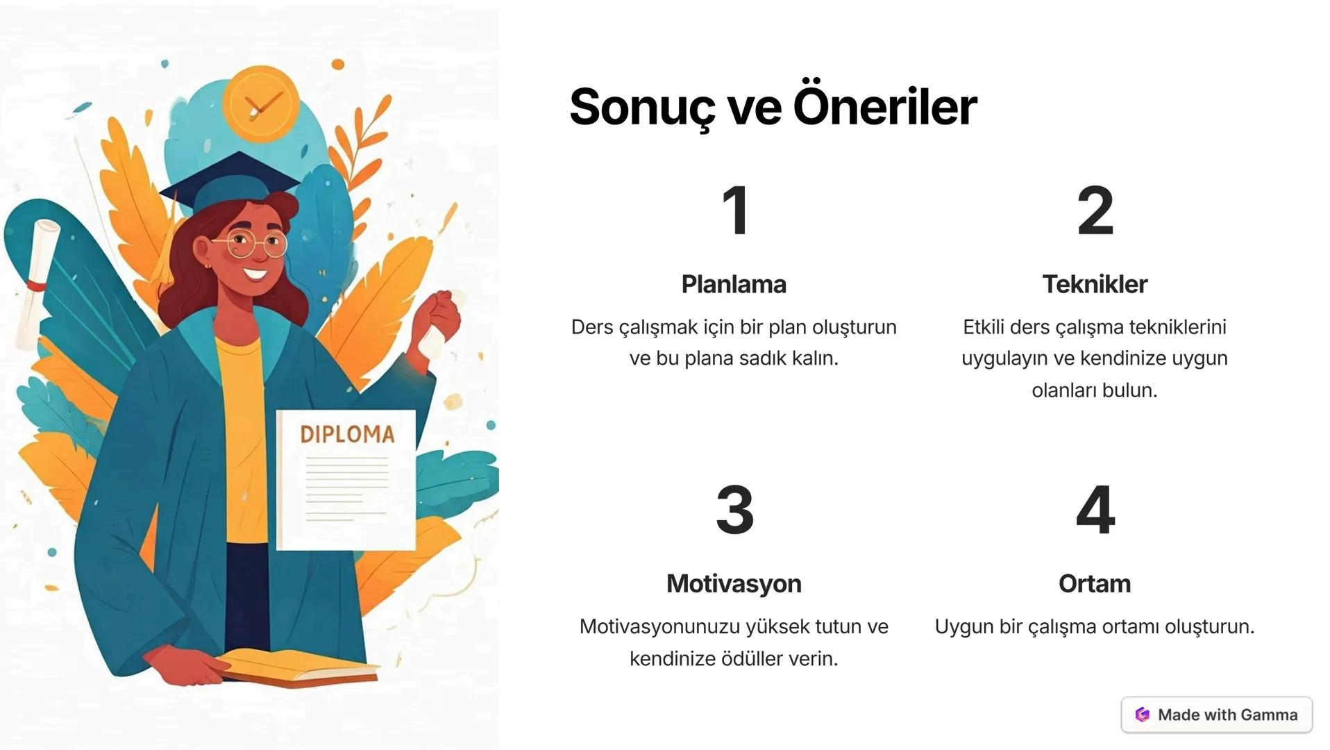 Etkili Ders Çalışma Stratejileri
Merhaba! Bu sunumda, ders çalışmayı daha verimli ve etkili hale getirmek
için kullanabileceğiniz stratejile