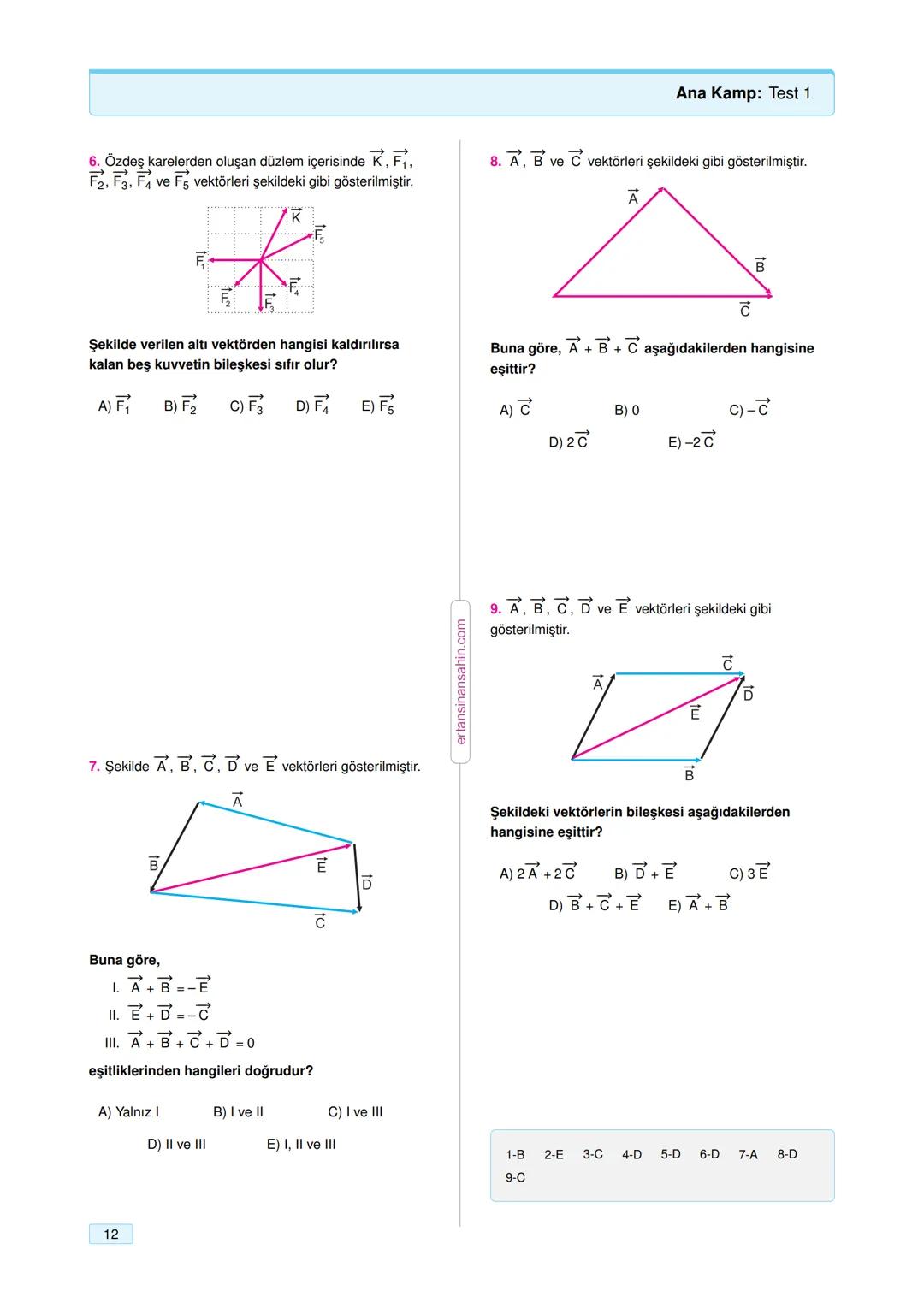 # Vektörler
1
Skaler büyüklükler
Özellikler:
- Sadece büyüklüğü (şiddeti) vardır.
- Negatif olabilir.
- Skaler fiziksel büyüklüklerin bi