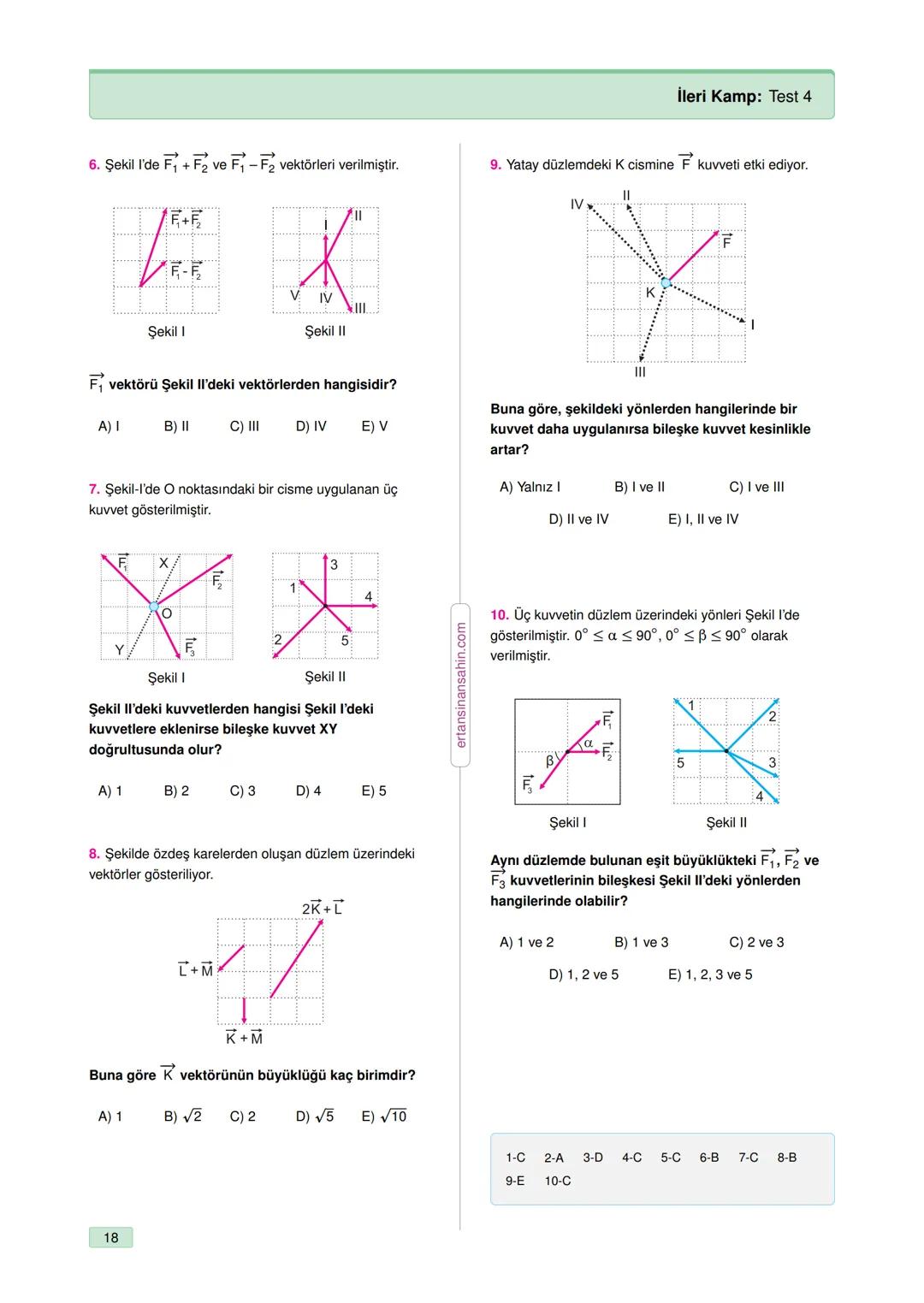 # Vektörler
1
Skaler büyüklükler
Özellikler:
- Sadece büyüklüğü (şiddeti) vardır.
- Negatif olabilir.
- Skaler fiziksel büyüklüklerin bi