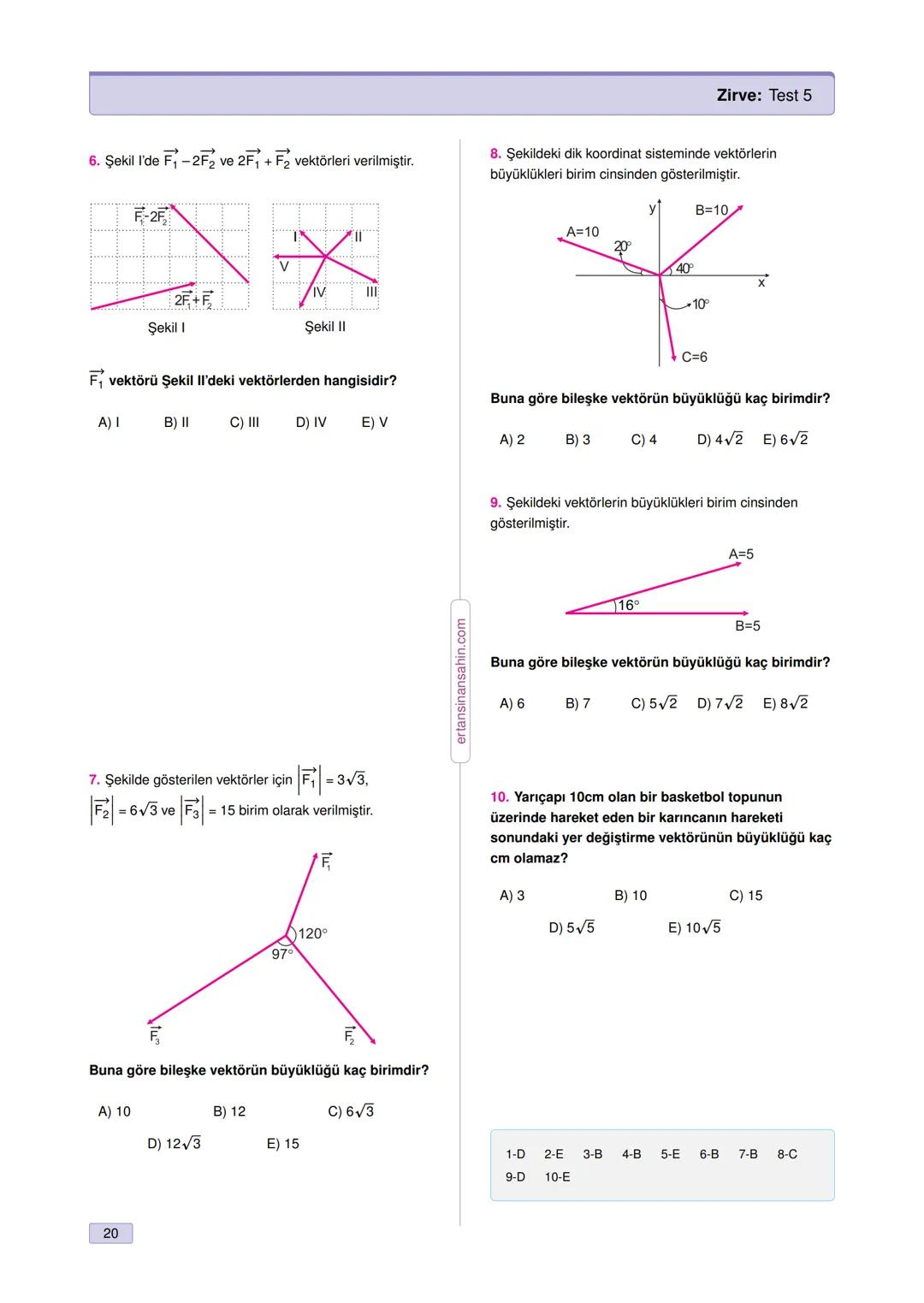 # Vektörler
1
Skaler büyüklükler
Özellikler:
- Sadece büyüklüğü (şiddeti) vardır.
- Negatif olabilir.
- Skaler fiziksel büyüklüklerin bi