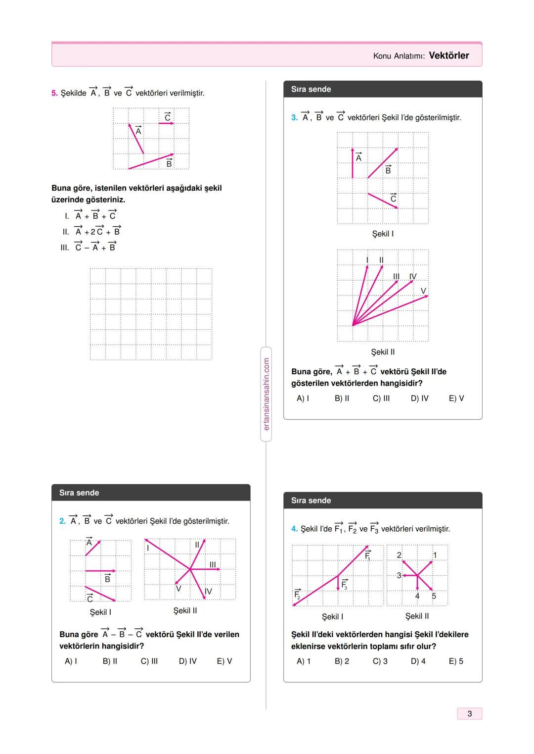 # Vektörler
1
Skaler büyüklükler
Özellikler:
- Sadece büyüklüğü (şiddeti) vardır.
- Negatif olabilir.
- Skaler fiziksel büyüklüklerin bi