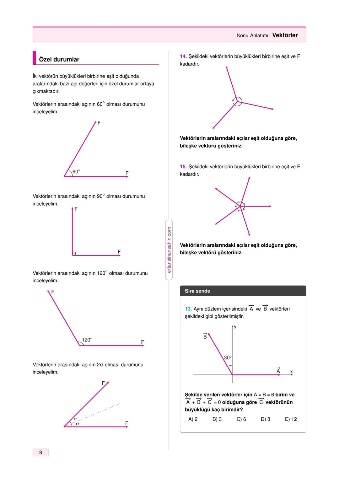 # Vektörler
1
Skaler büyüklükler
Özellikler:
- Sadece büyüklüğü (şiddeti) vardır.
- Negatif olabilir.
- Skaler fiziksel büyüklüklerin bi