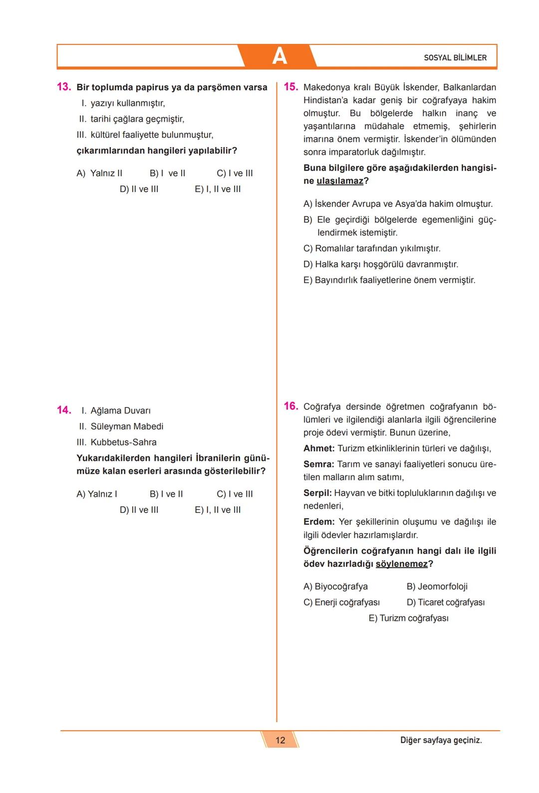 *****
MURIYETE MILLE
DİN ÖĞRETİMİ
GENEL MÜDÜRLÜĞÜ
OSMANGAZİ
ILCE MILLE EGITIM MÜDÜRLOGO
İMAM HATİP OKULLARI
9.SINIF ÇEVRİM İÇİ DENEME SIN