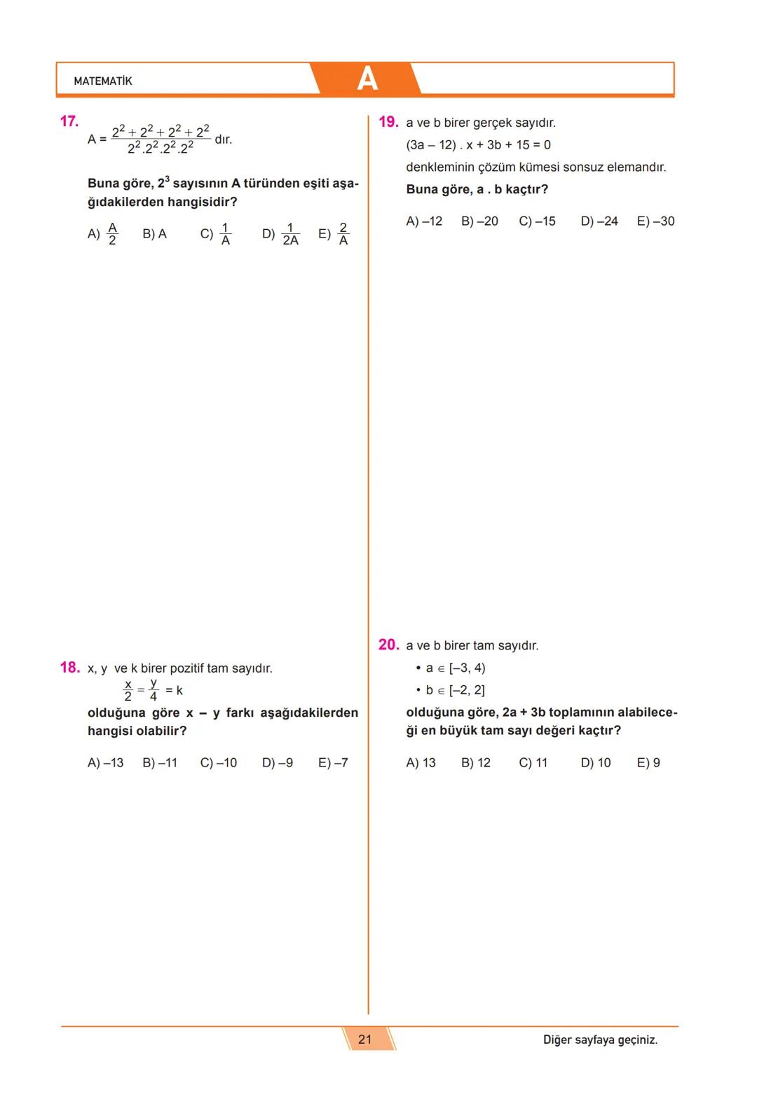 *****
MURIYETE MILLE
DİN ÖĞRETİMİ
GENEL MÜDÜRLÜĞÜ
OSMANGAZİ
ILCE MILLE EGITIM MÜDÜRLOGO
İMAM HATİP OKULLARI
9.SINIF ÇEVRİM İÇİ DENEME SIN