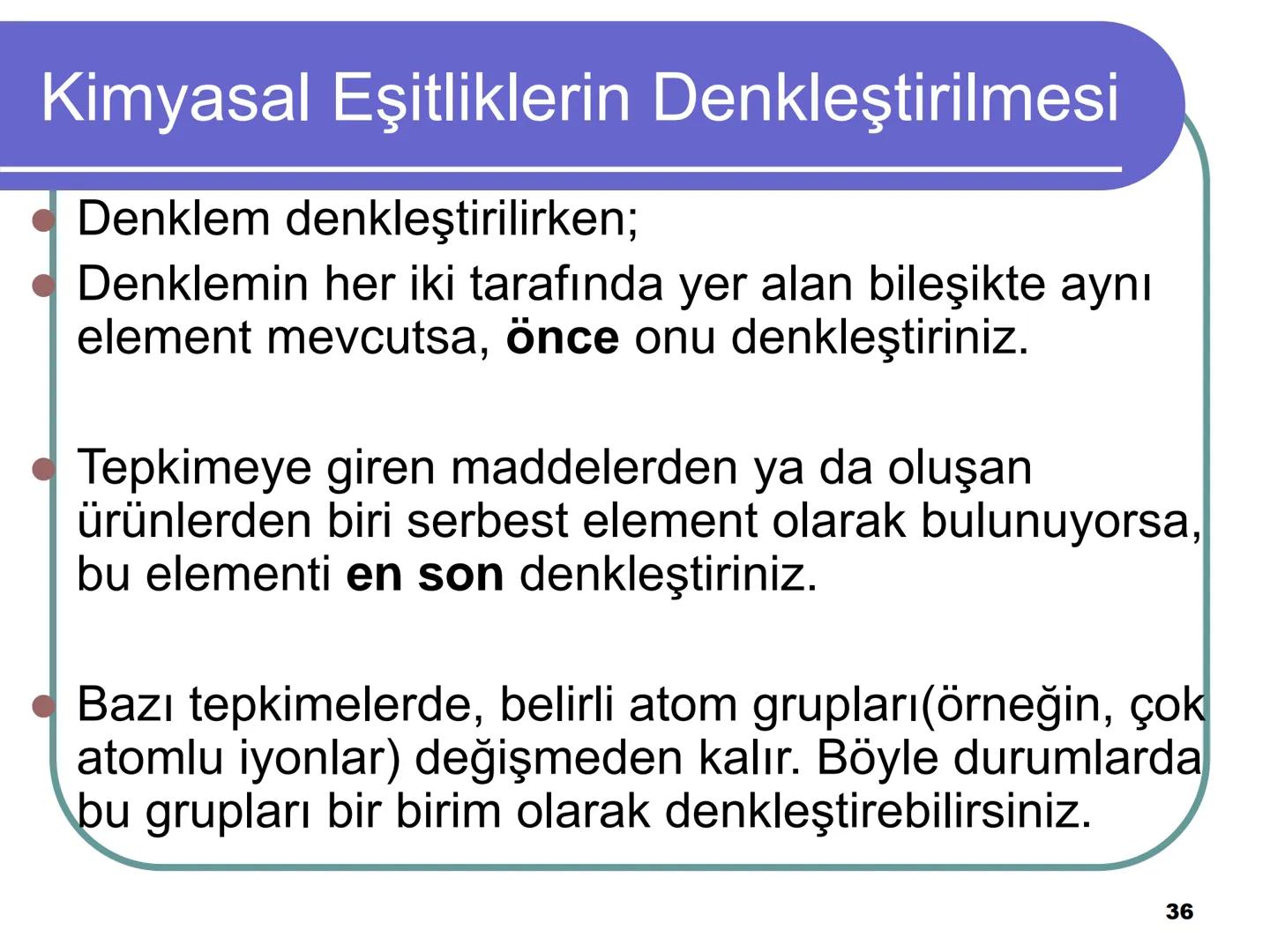 Avagadro Sayısı ve Mol Kavramı
• Gündelik hayatta bazen maddeleri teker
teker ifade etmek yerine toplu halde
belirtmeyi tercih ederiz.
Örneğ