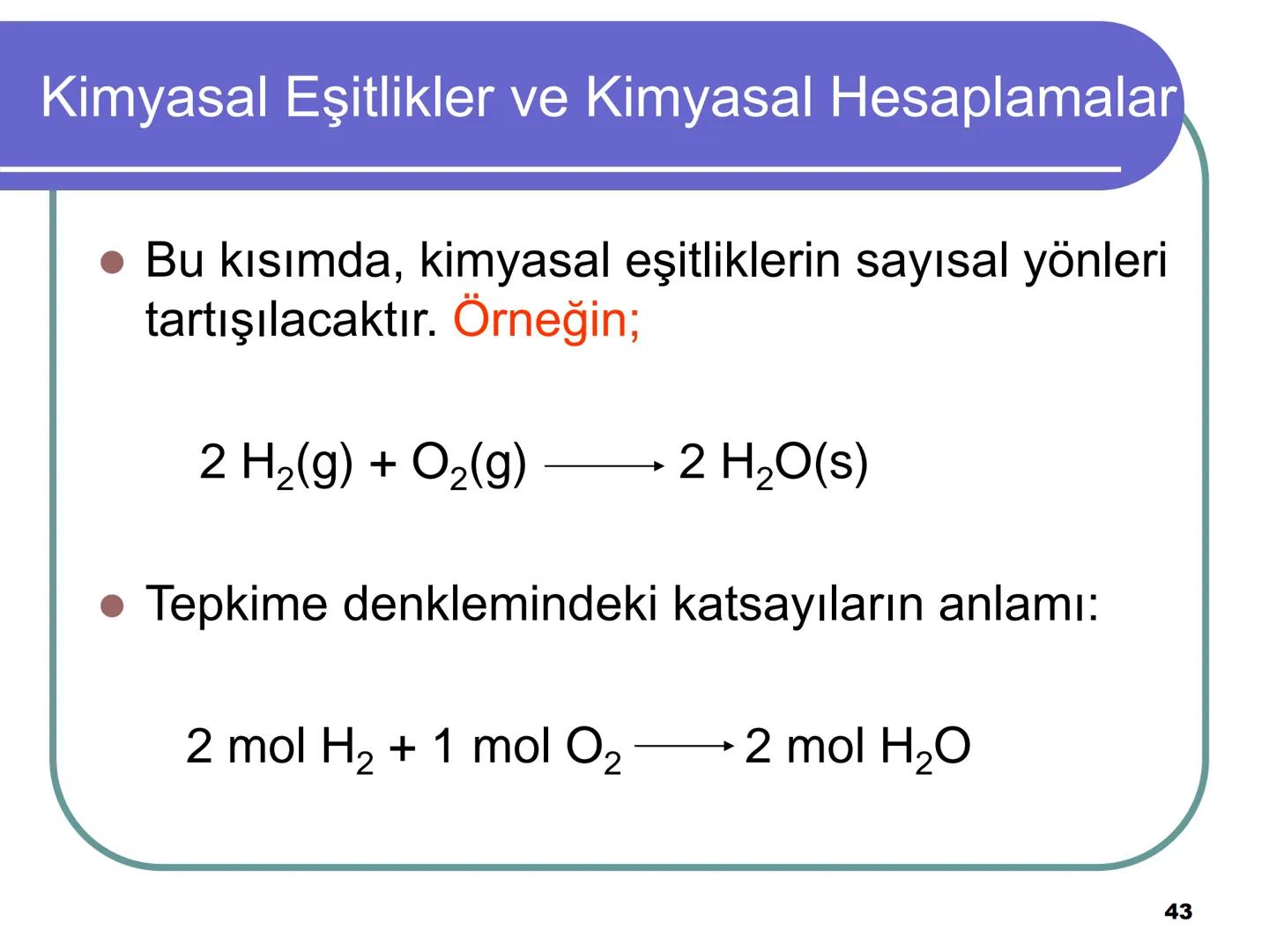 Avagadro Sayısı ve Mol Kavramı
• Gündelik hayatta bazen maddeleri teker
teker ifade etmek yerine toplu halde
belirtmeyi tercih ederiz.
Örneğ