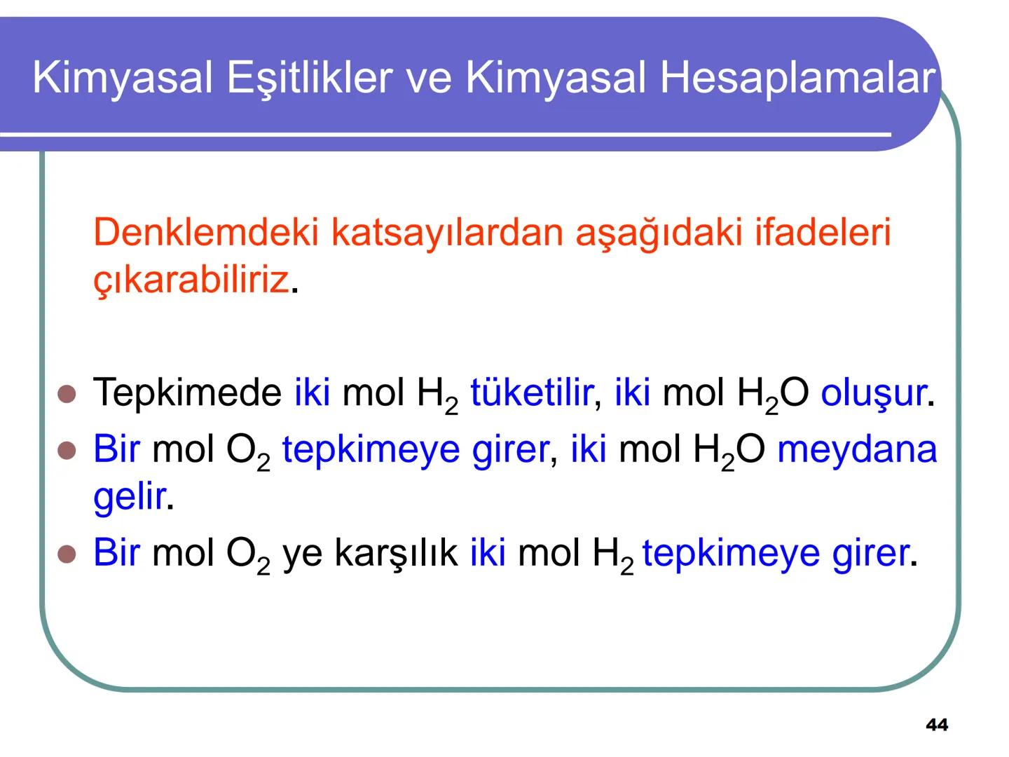 Avagadro Sayısı ve Mol Kavramı
• Gündelik hayatta bazen maddeleri teker
teker ifade etmek yerine toplu halde
belirtmeyi tercih ederiz.
Örneğ