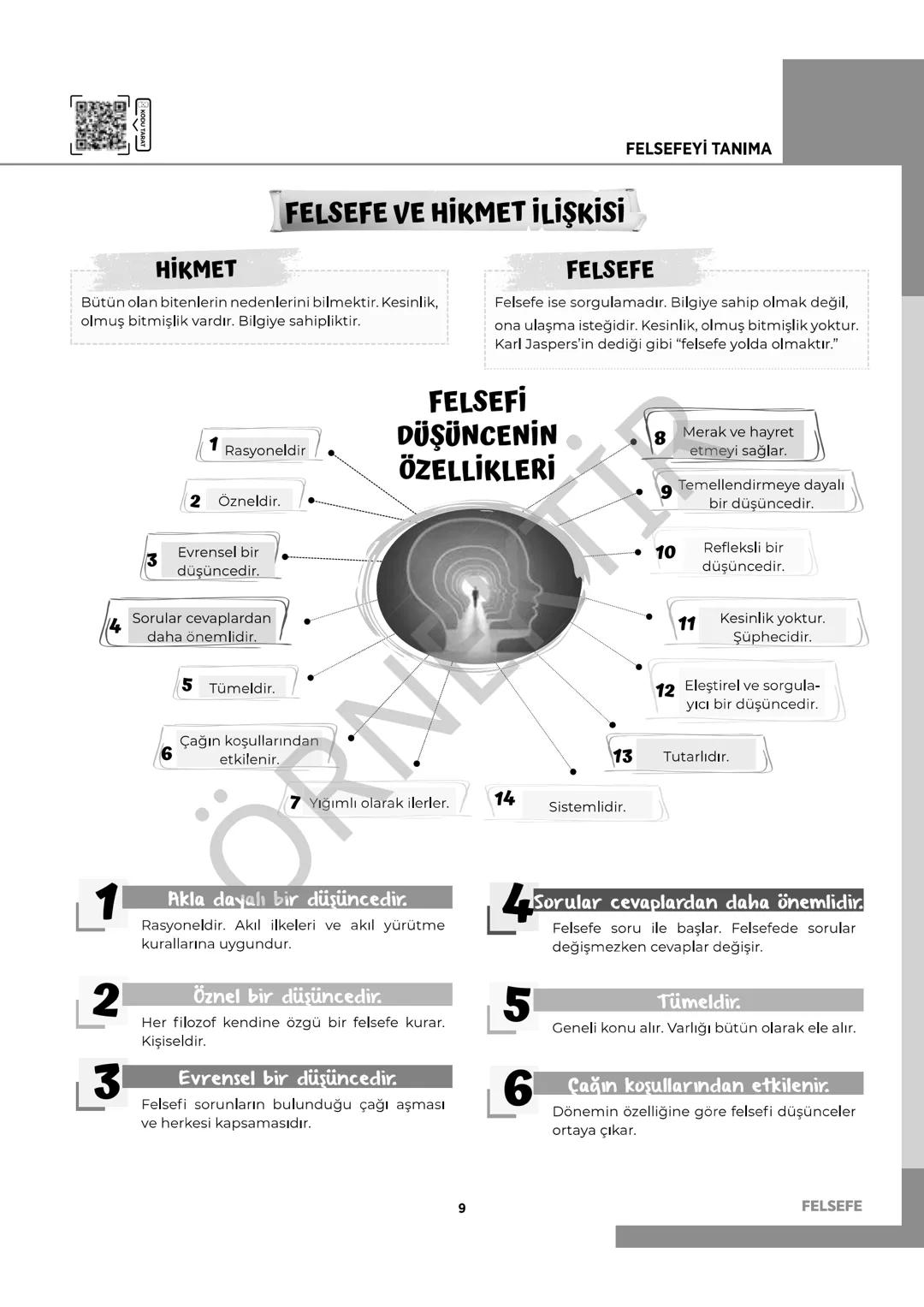 Pr
FELSEFEYİ TANIMA
BU ÜNİTEDE
NELER ÖĞRENECEĞİZ?
1- Felsefe Nedir?
2- Filozof Kimdir?
33- Felsefenin Ortaya Çıkışı
4- Felsefenin Konuları