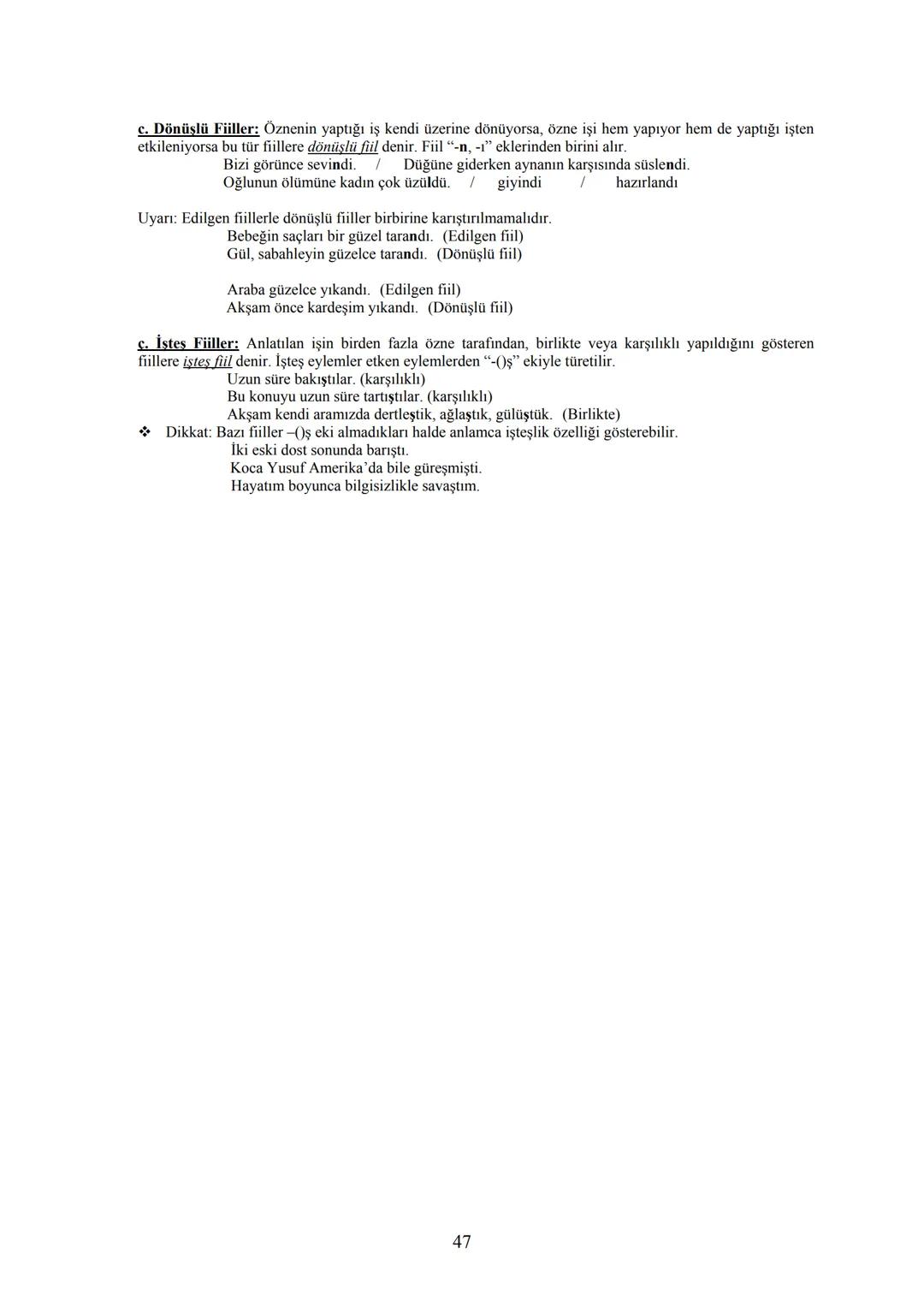 TÜRKÇE
Anlam Bakımından Sözcükler..........................................................................................................