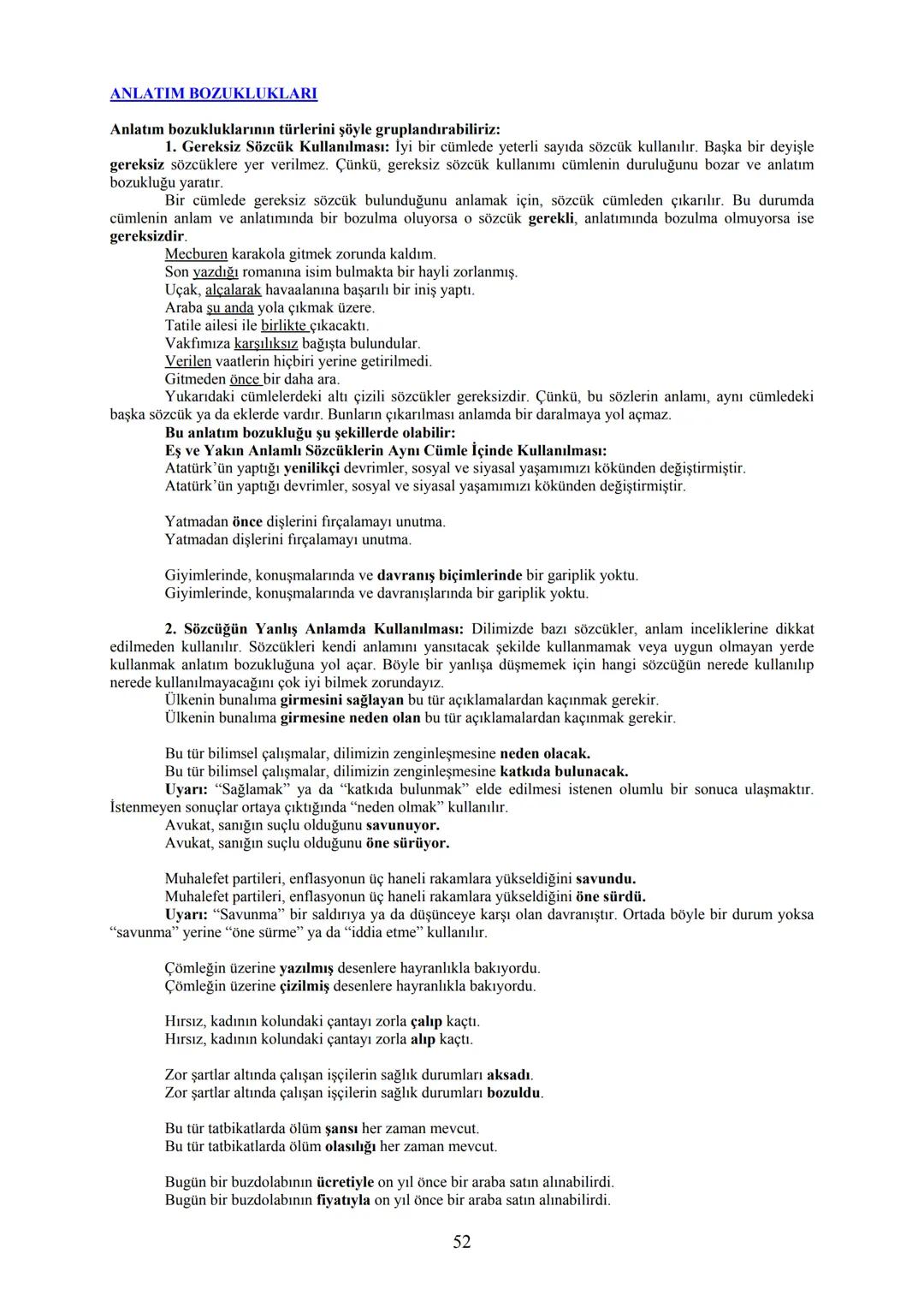 TÜRKÇE
Anlam Bakımından Sözcükler..........................................................................................................