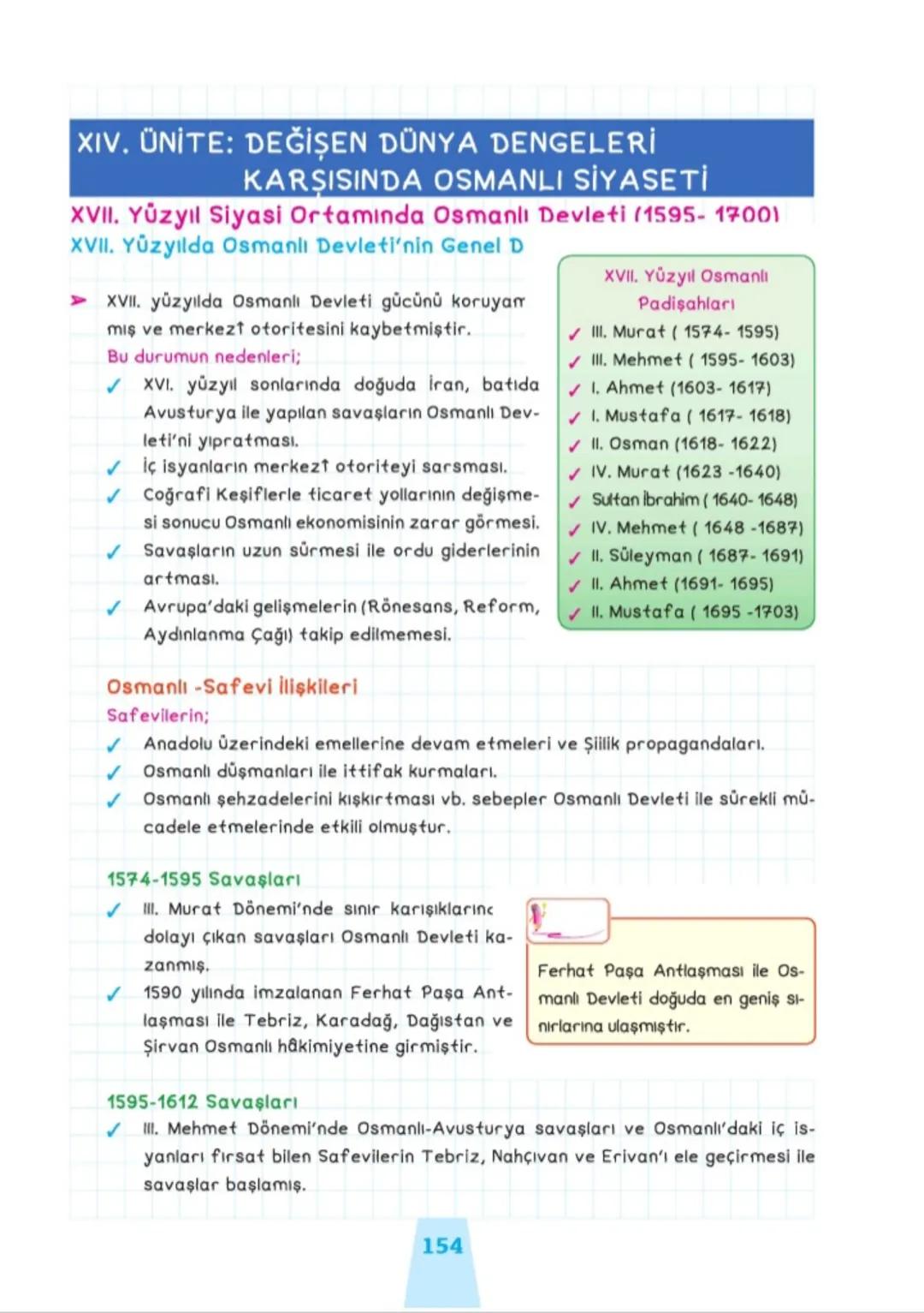 11 sınıf tarih notları