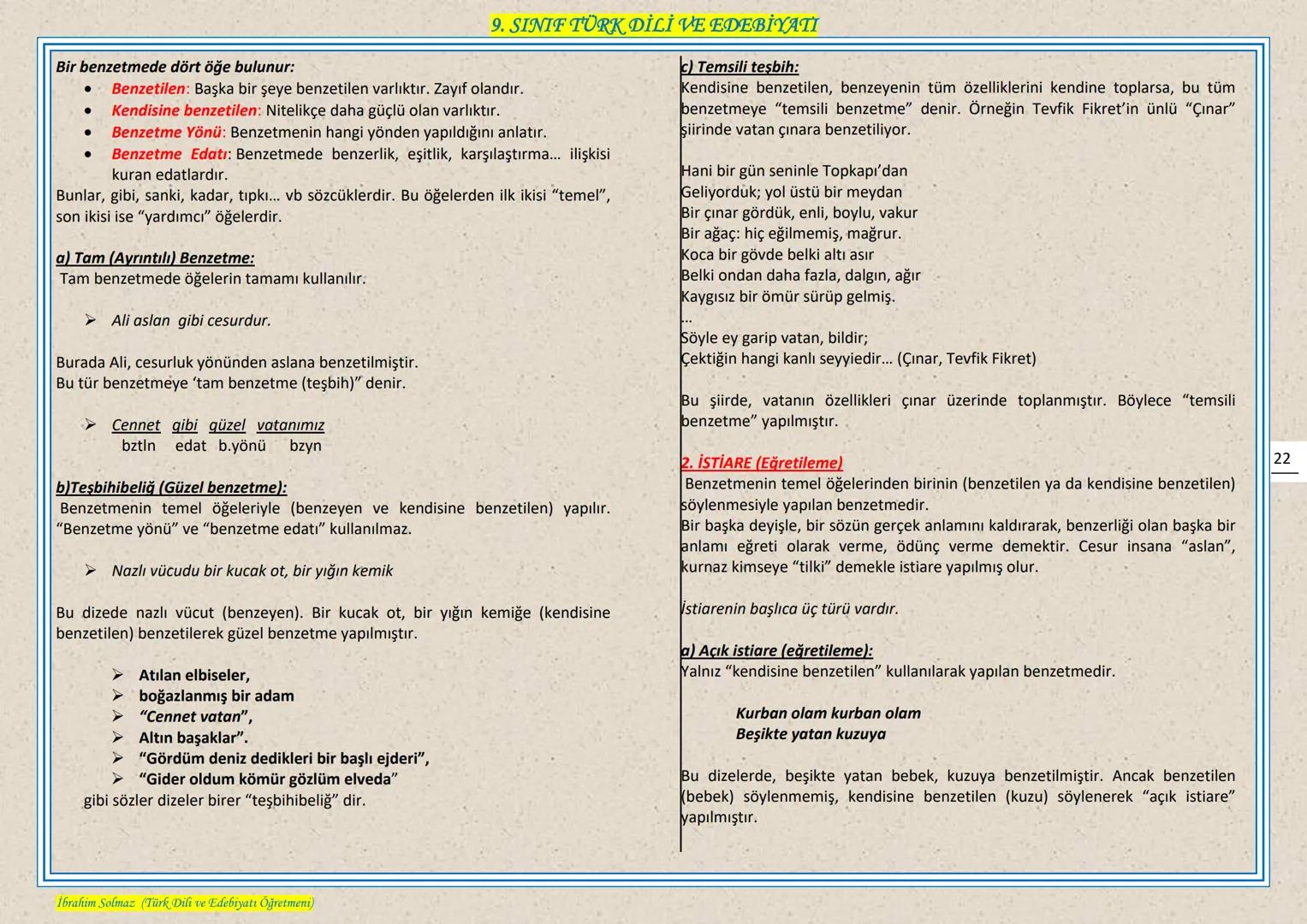 # 9. SINIF TÜRK DİLİ VE EDEBIYATI
## EDEBIYAT NEDIR?
Edebiyat, kişinin duygu ve hayallerini, kendine özgü bir dil kullanarak, estetik kura
