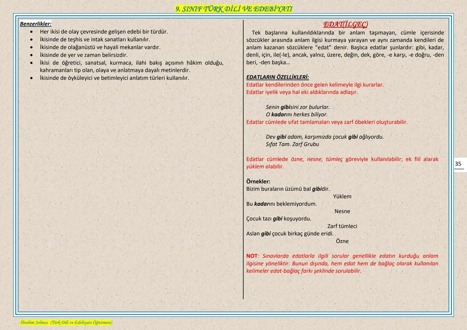 # 9. SINIF TÜRK DİLİ VE EDEBIYATI
## EDEBIYAT NEDIR?
Edebiyat, kişinin duygu ve hayallerini, kendine özgü bir dil kullanarak, estetik kura