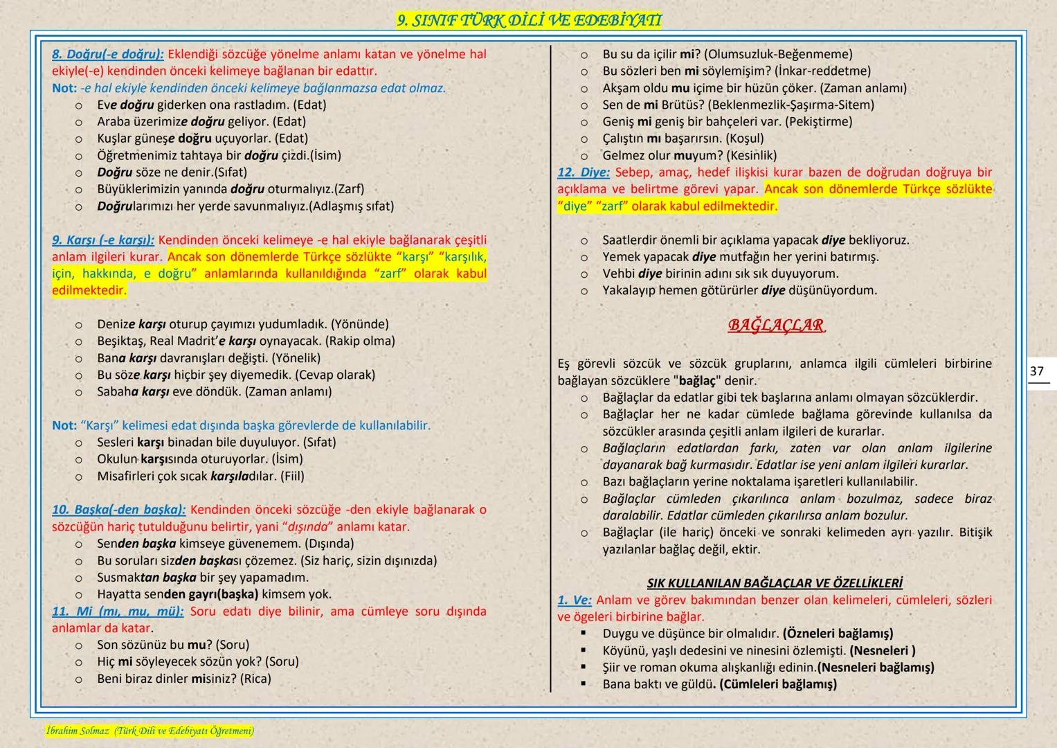 # 9. SINIF TÜRK DİLİ VE EDEBIYATI
## EDEBIYAT NEDIR?
Edebiyat, kişinin duygu ve hayallerini, kendine özgü bir dil kullanarak, estetik kura