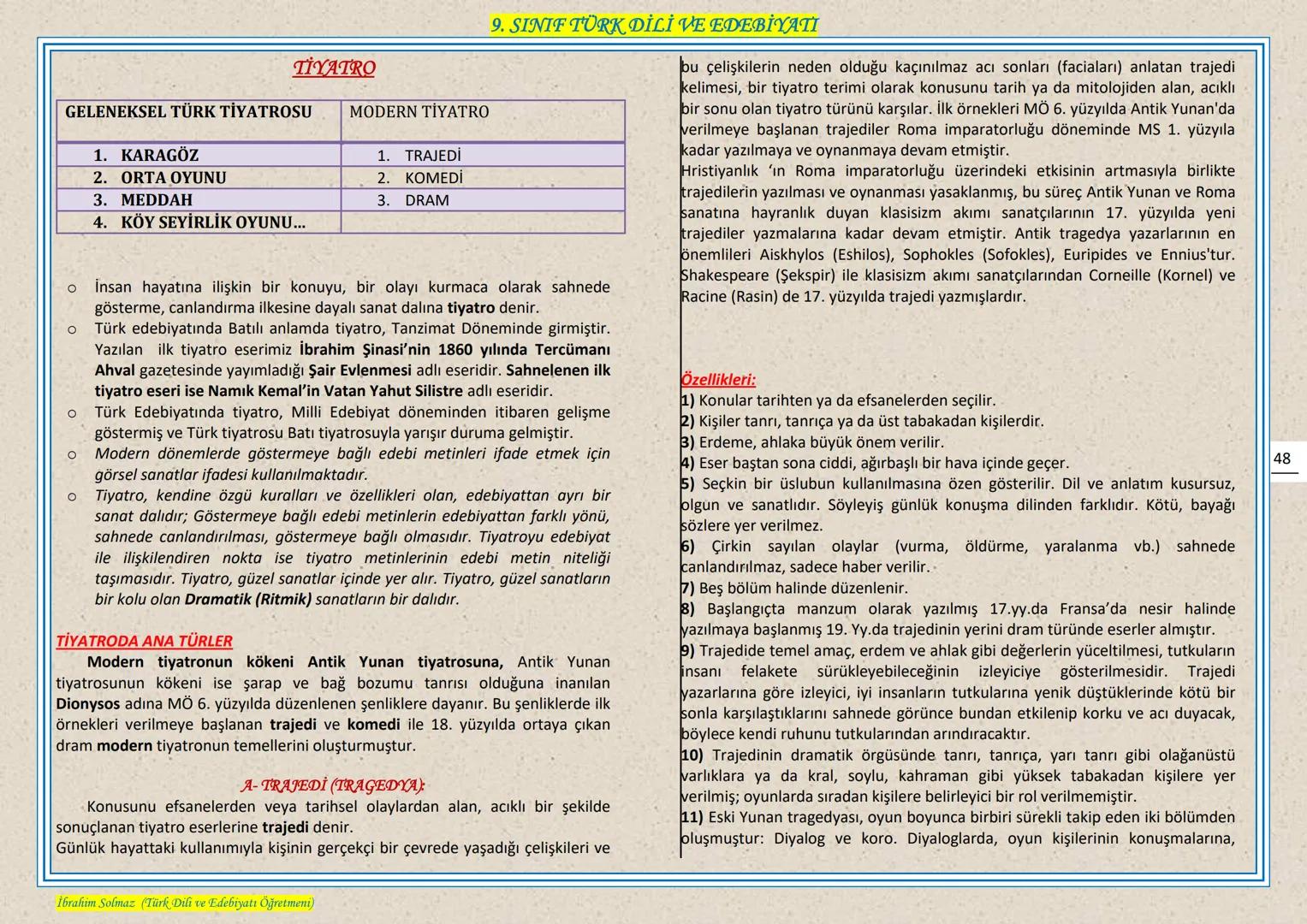# 9. SINIF TÜRK DİLİ VE EDEBIYATI
## EDEBIYAT NEDIR?
Edebiyat, kişinin duygu ve hayallerini, kendine özgü bir dil kullanarak, estetik kura