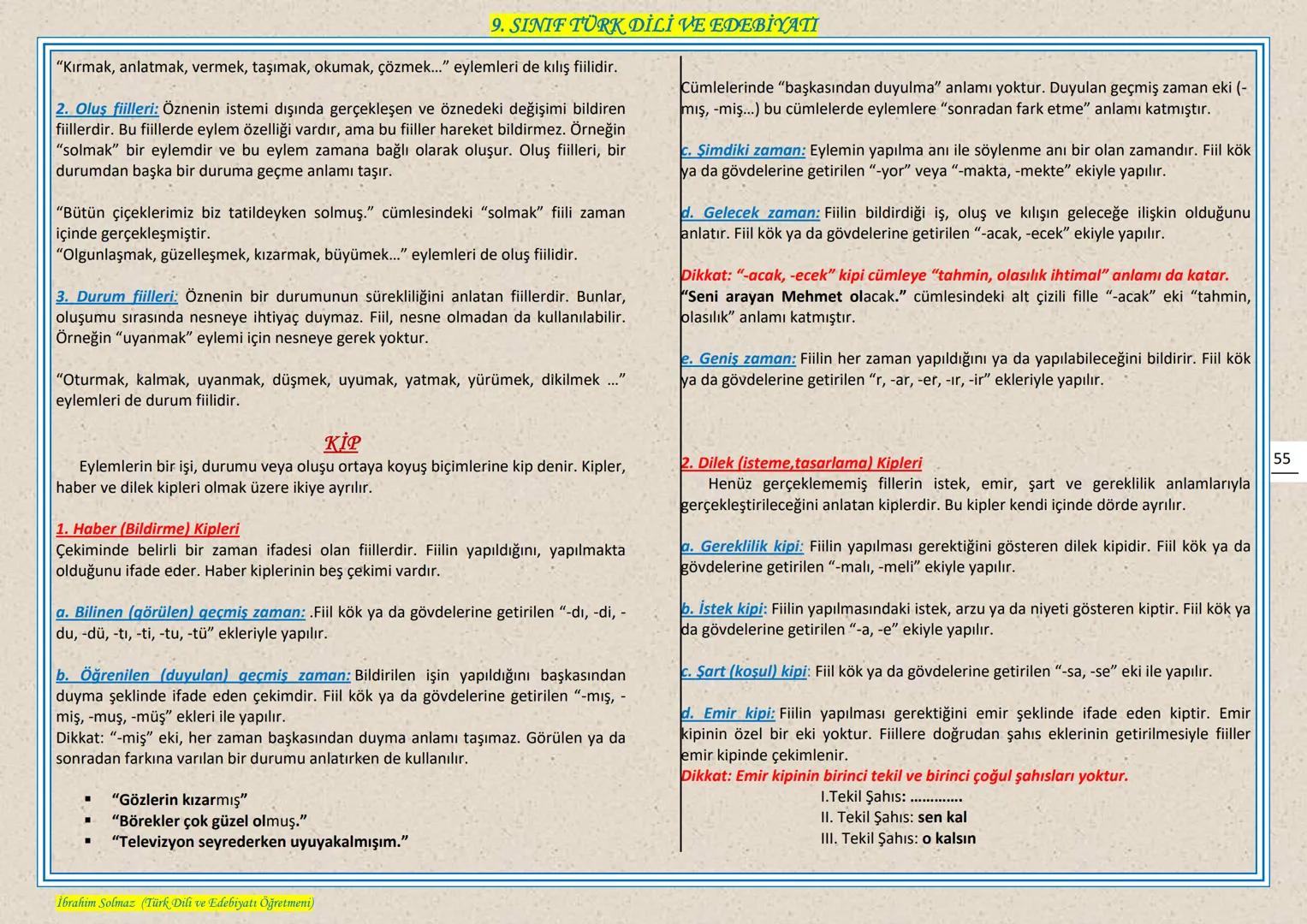 # 9. SINIF TÜRK DİLİ VE EDEBIYATI
## EDEBIYAT NEDIR?
Edebiyat, kişinin duygu ve hayallerini, kendine özgü bir dil kullanarak, estetik kura