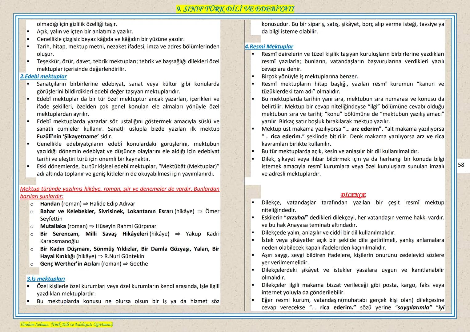 # 9. SINIF TÜRK DİLİ VE EDEBIYATI
## EDEBIYAT NEDIR?
Edebiyat, kişinin duygu ve hayallerini, kendine özgü bir dil kullanarak, estetik kura