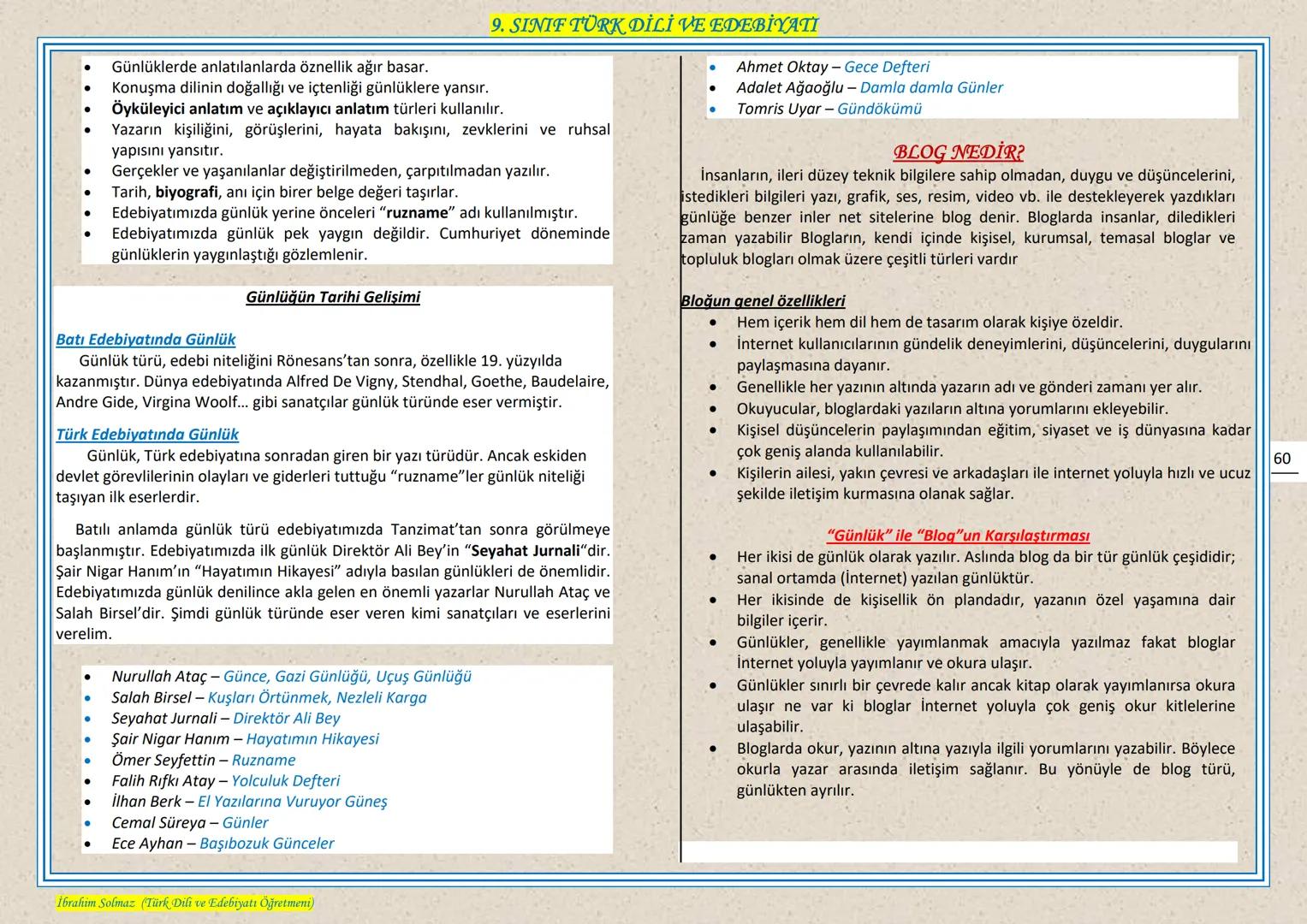 # 9. SINIF TÜRK DİLİ VE EDEBIYATI
## EDEBIYAT NEDIR?
Edebiyat, kişinin duygu ve hayallerini, kendine özgü bir dil kullanarak, estetik kura