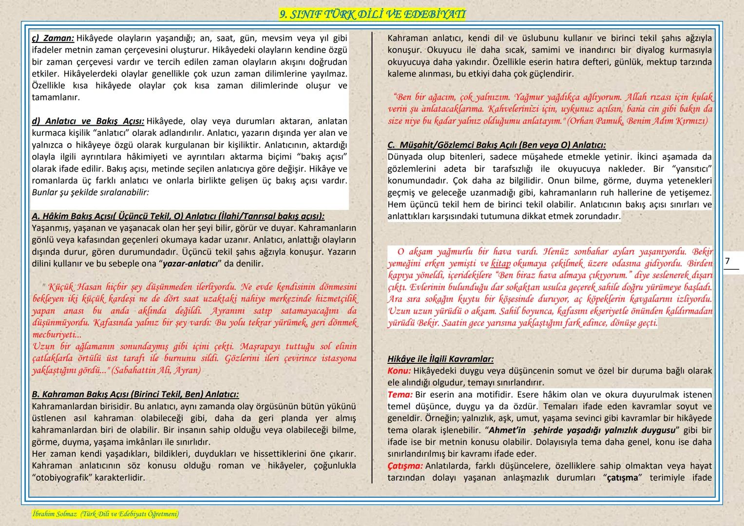# 9. SINIF TÜRK DİLİ VE EDEBIYATI
## EDEBIYAT NEDIR?
Edebiyat, kişinin duygu ve hayallerini, kendine özgü bir dil kullanarak, estetik kura