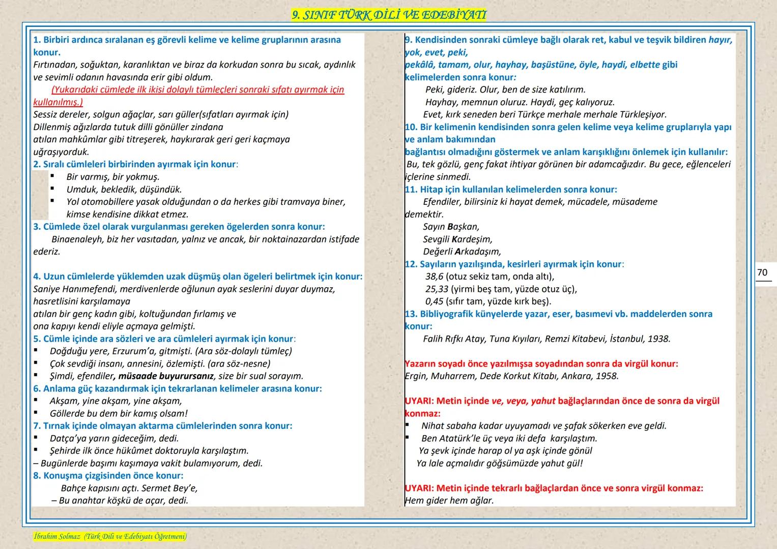 # 9. SINIF TÜRK DİLİ VE EDEBIYATI
## EDEBIYAT NEDIR?
Edebiyat, kişinin duygu ve hayallerini, kendine özgü bir dil kullanarak, estetik kura