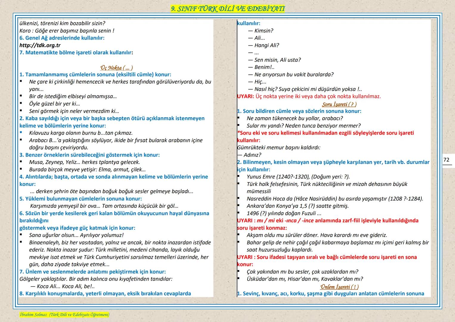 # 9. SINIF TÜRK DİLİ VE EDEBIYATI
## EDEBIYAT NEDIR?
Edebiyat, kişinin duygu ve hayallerini, kendine özgü bir dil kullanarak, estetik kura
