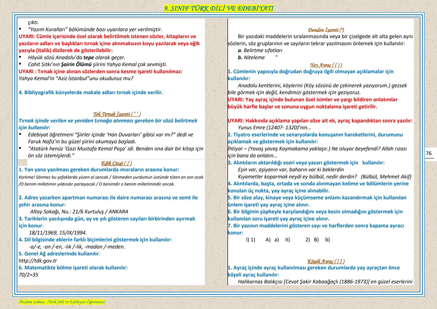 # 9. SINIF TÜRK DİLİ VE EDEBIYATI
## EDEBIYAT NEDIR?
Edebiyat, kişinin duygu ve hayallerini, kendine özgü bir dil kullanarak, estetik kura