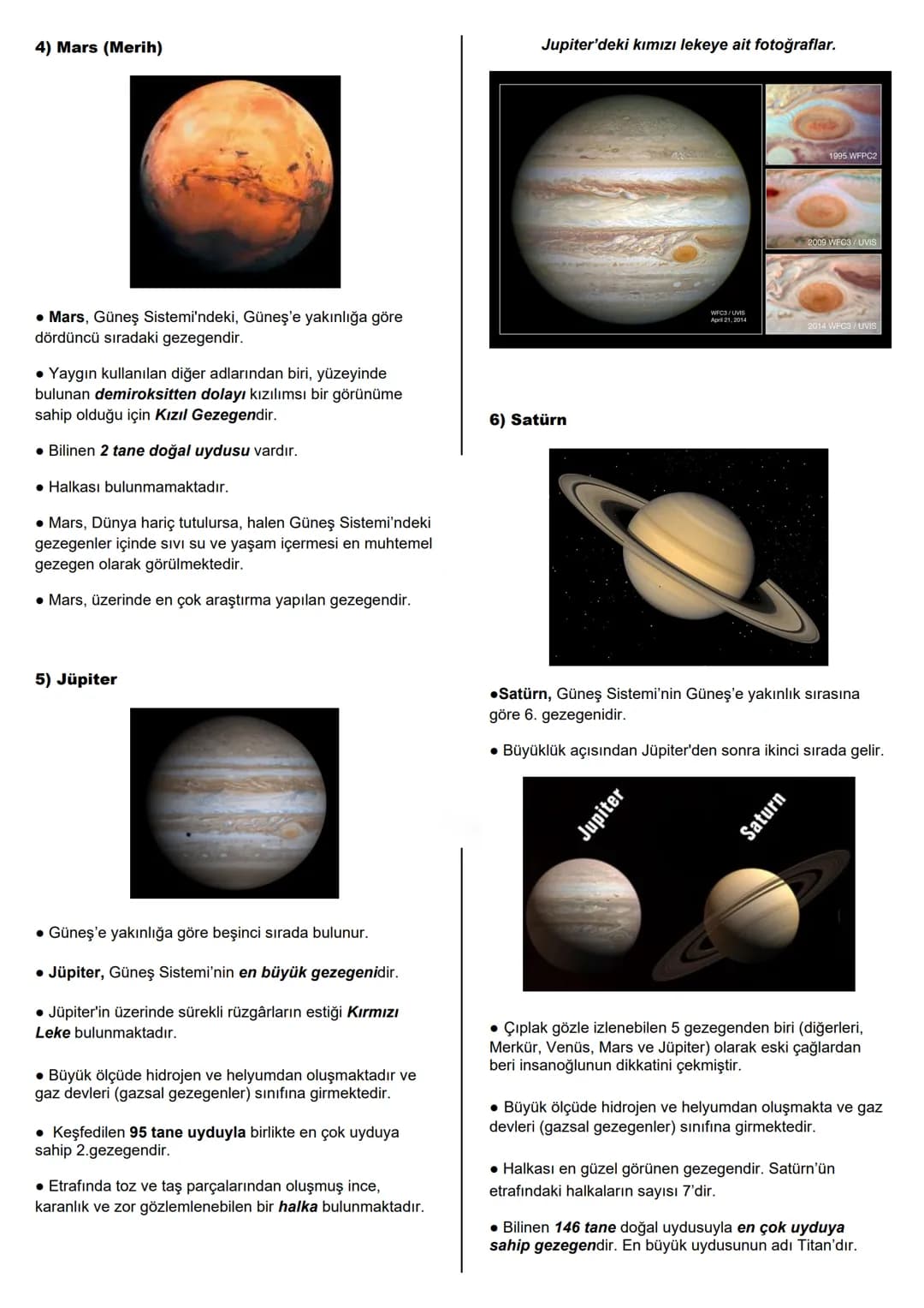 6.SINIF 1.ÜNİTE
GÜNEŞ SİSTEMİ VE
TUTULMALAR
GÜNEŞ SİSTEMİ
1.BÖLÜM: GÜNEŞ SİSTEMİ
Güneş'in çevresinde dolanan birçok gök cismi vardır. Bu
g
