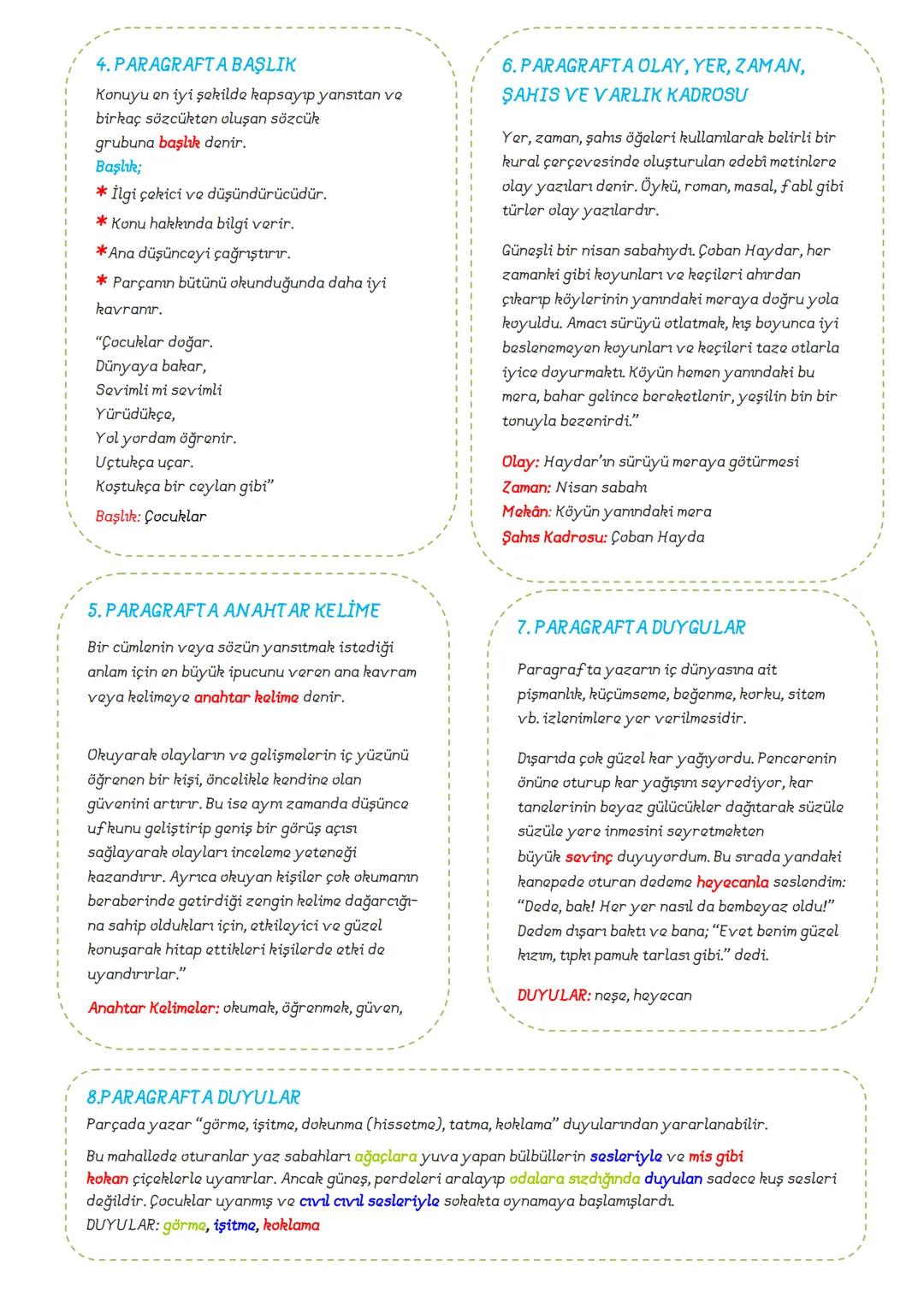 # TÜRKÇE
8.SINIF
## DERS
### NOTLARI
ADNAN BARAN
## ÖNER TÜRKÇE
8.SINIF
DERS
NOTLARI
ADNAN BARAN
ÖNER FİİLİMSİLER (EYLEMSİLER)
FİİLİMSİ