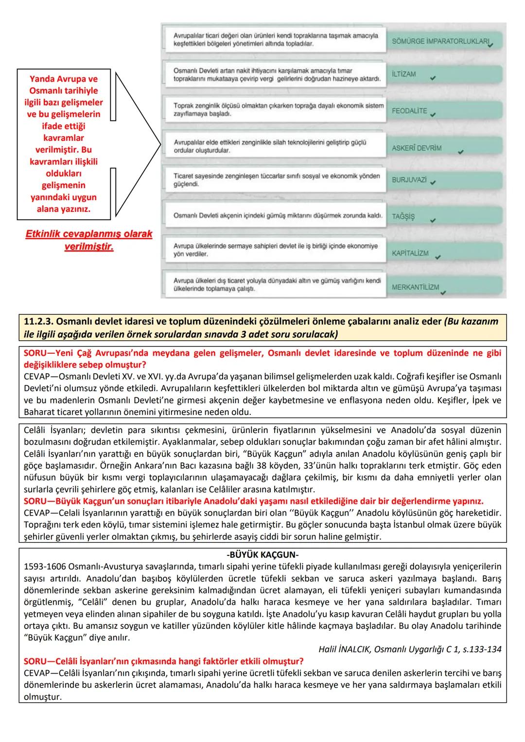 # 2024-2025 EĞİTİM VE ÖĞRETİM YILI İNÖNÜ MESLEKİ VE TEKNİK ANADOLU LİSESİ
TARİH 11.SINIF 1.DÖNEM 2.SINAVA HAZIRLIK ÇALIŞMA KAĞIDI (İSTANBUL