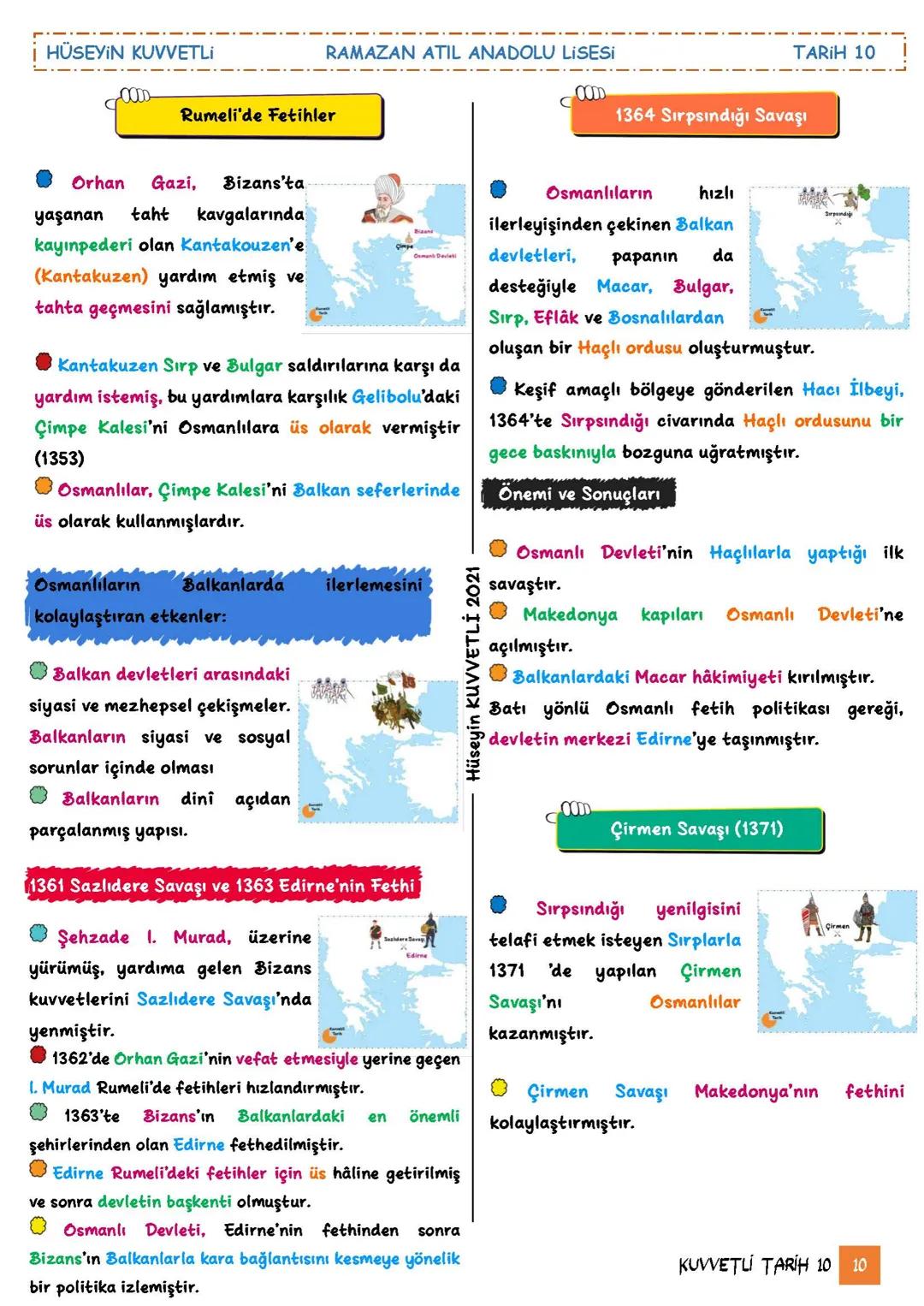 RAMAZAN AT
ANADOLU LISES
R.A. A.L.
2010
SUKUROVA
ADANA
BEYLİKTEN DEVLETE
OSMANLI SIYASETI
(1302-1453)
Hüseyin KUVVETLİ
Kuvvetli
Tarih
Kuvvet
