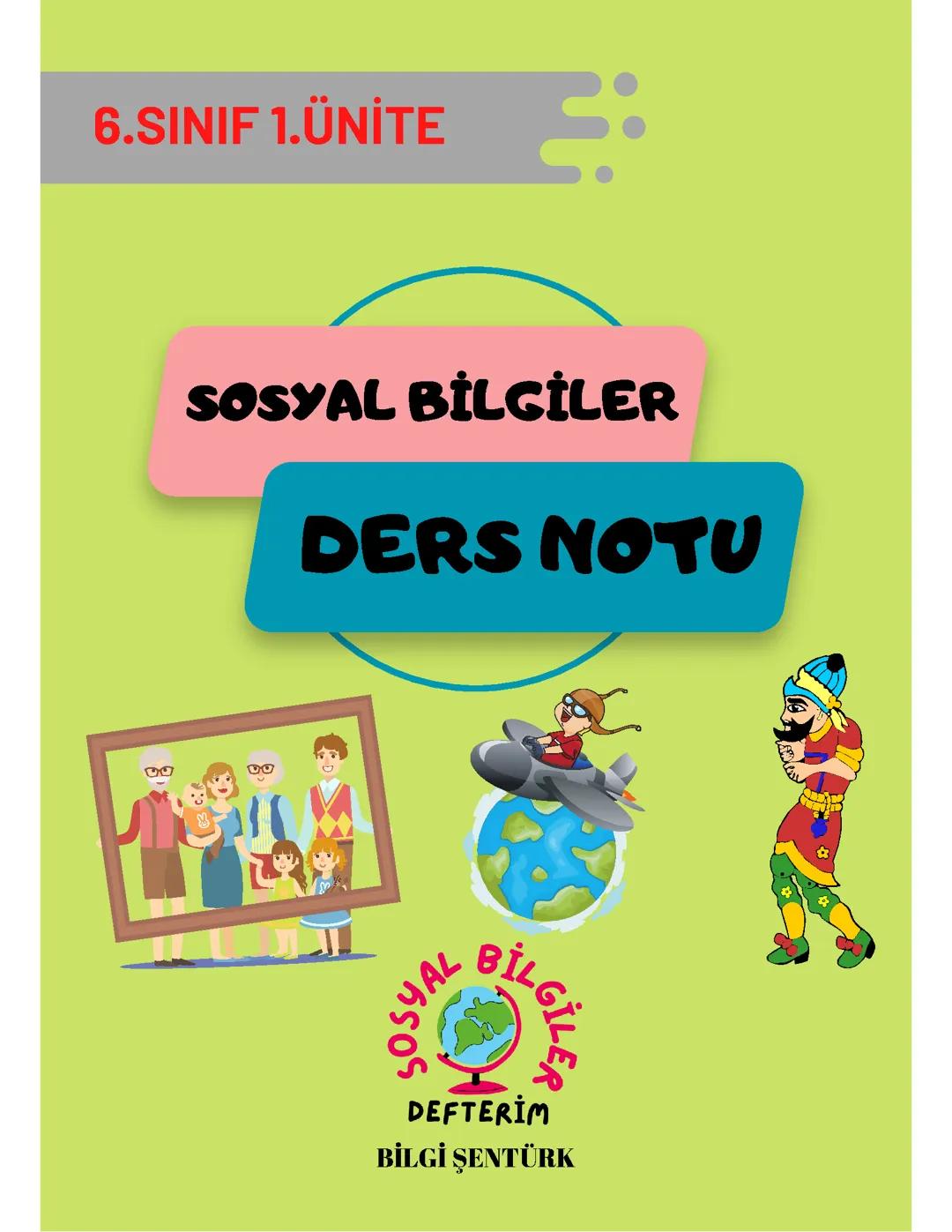 6.Sınıf Sosyal Bilgiler 1.Ünite