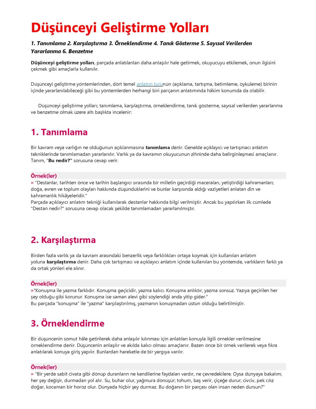 Düşünceyi Geliştirmenin Etkili Yöntemleri