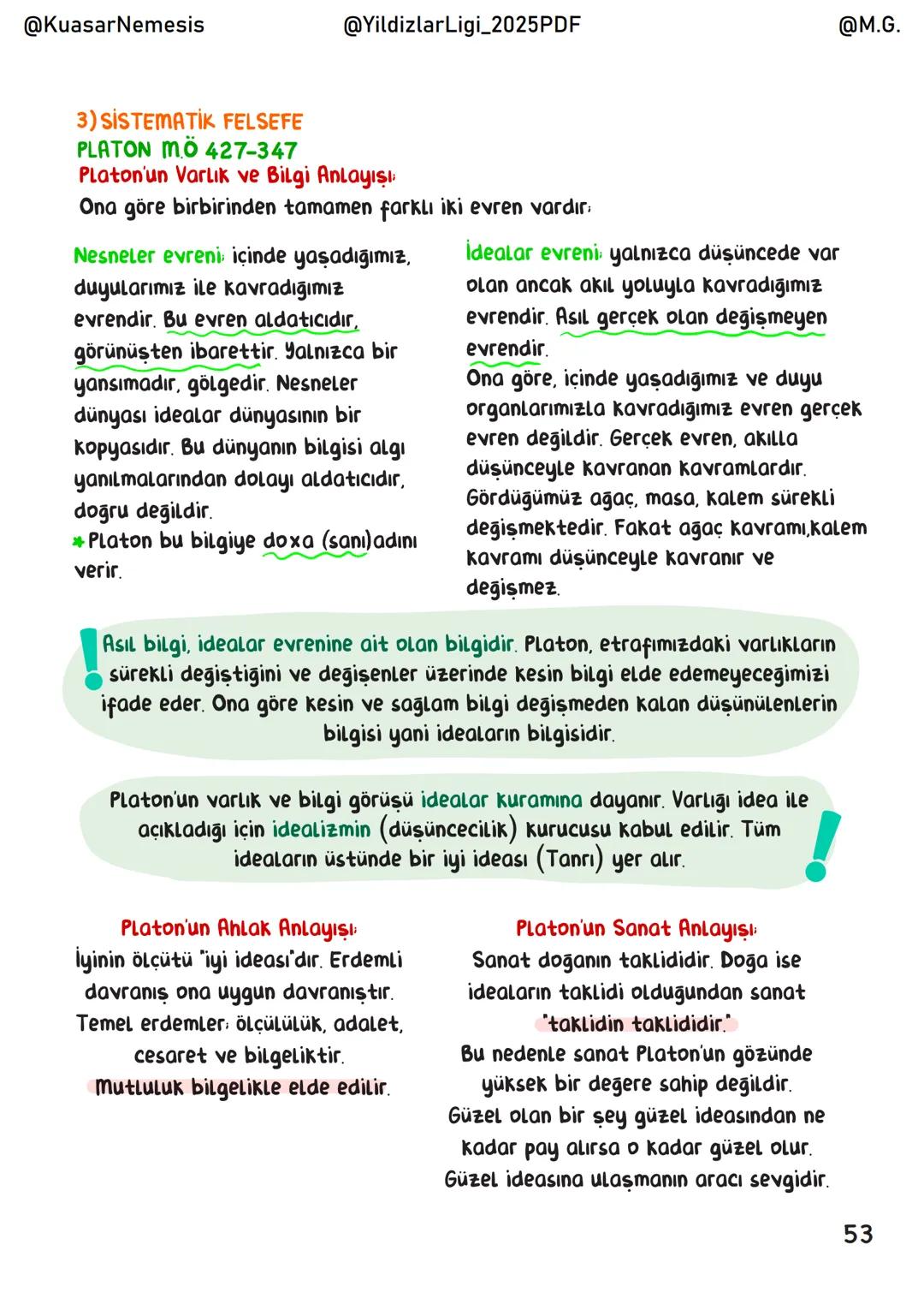 @KuasarNemesis
@YildizlarLigi_2025PDF
@M.G.
# Felsefe
## İÇİNDEKİLER
Felsefeye Giris 1
Bilgi Felsefesi 3
Varlık Felsefesi 16
Ahlak Felsefe