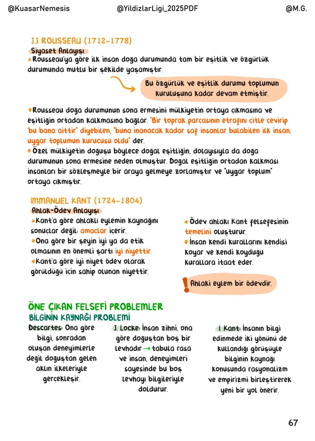 @KuasarNemesis
@YildizlarLigi_2025PDF
@M.G.
# Felsefe
## İÇİNDEKİLER
Felsefeye Giris 1
Bilgi Felsefesi 3
Varlık Felsefesi 16
Ahlak Felsefe