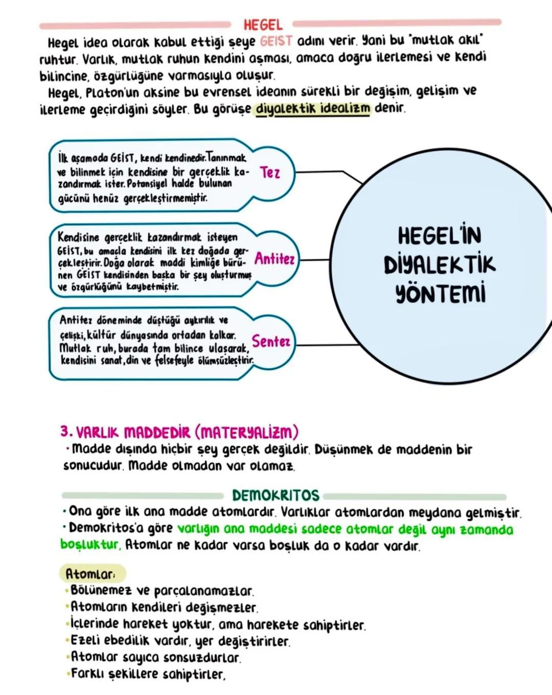 VARLIK FELSEFESİ (ONTOLOJİ)
Varlık, evrende var olan her şeyin ortak adıdır. Felsefesi açısından var olanlar iki
biçimde ele alınır:
1. Gerç