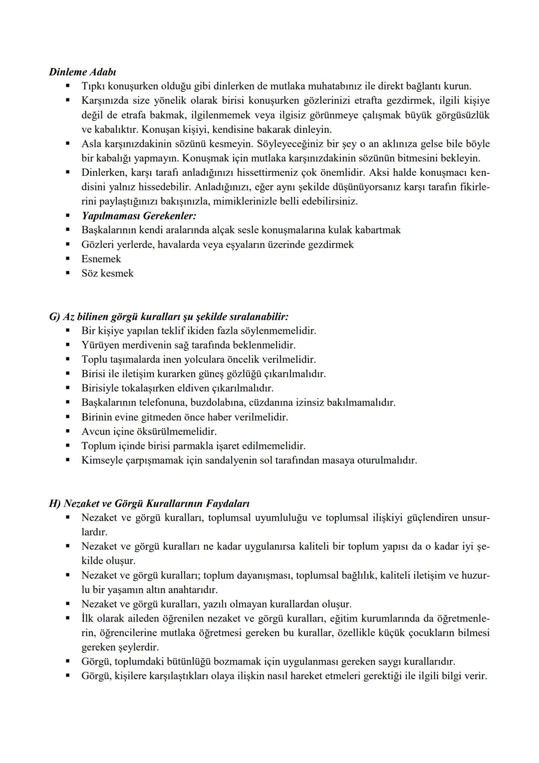 # 1.ÜNİTE: Temel Nezaket Kuralları
## A) Adap, Görgü, Nezaket Nedir?
* Toplum içinde yaşayan insanın, birlikte bulunduğu diğer insanlarl