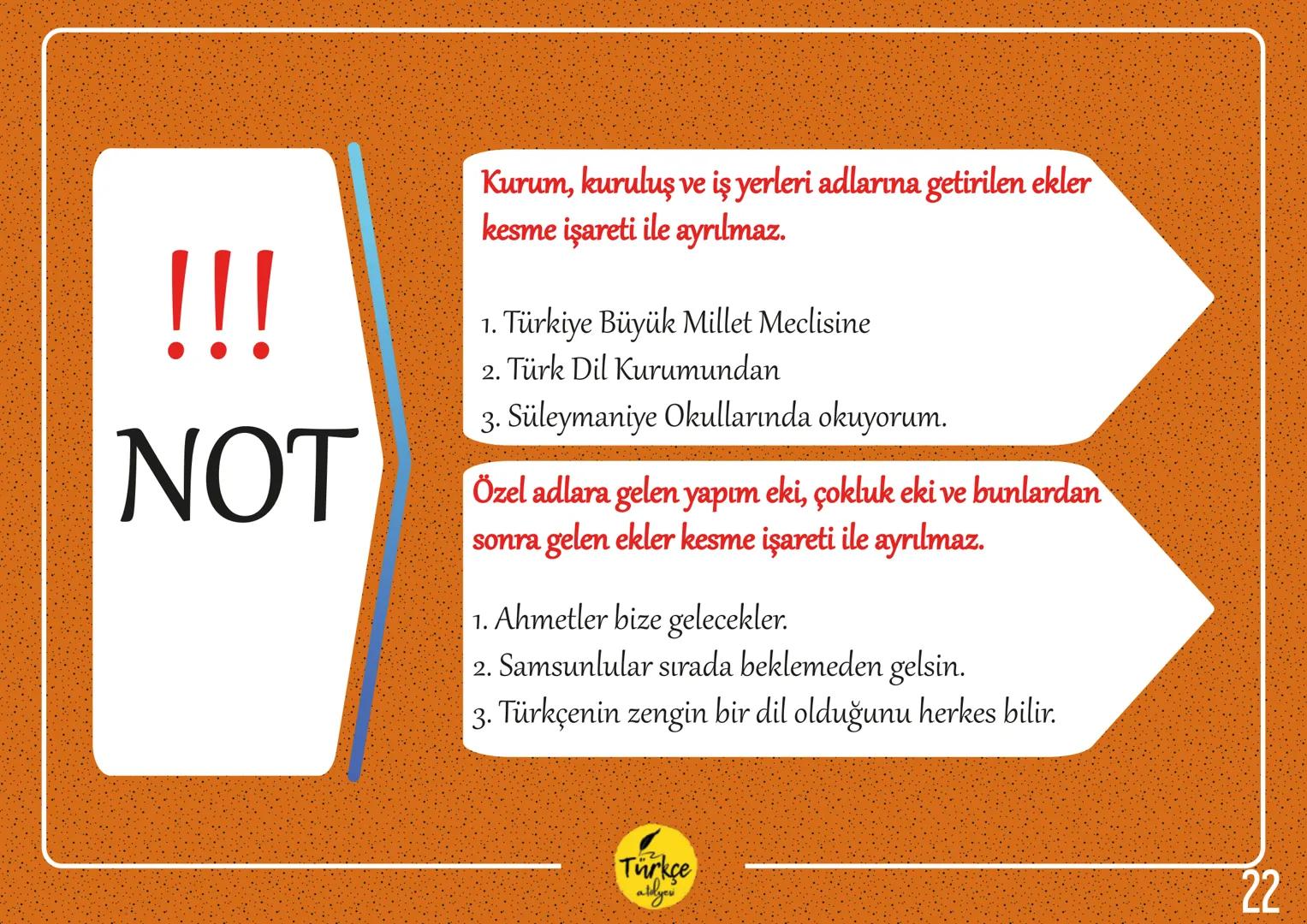 NOKTALAMA
İŞARETLERİ
Türkçe
aldyev Nokta
Virgül
Eğik Çizgi
Tırnak İşareti
Noktalı Virgül
Kısa Çizgi
Noktalama
İki Nokta
İşaretleri
Uzun Çizg