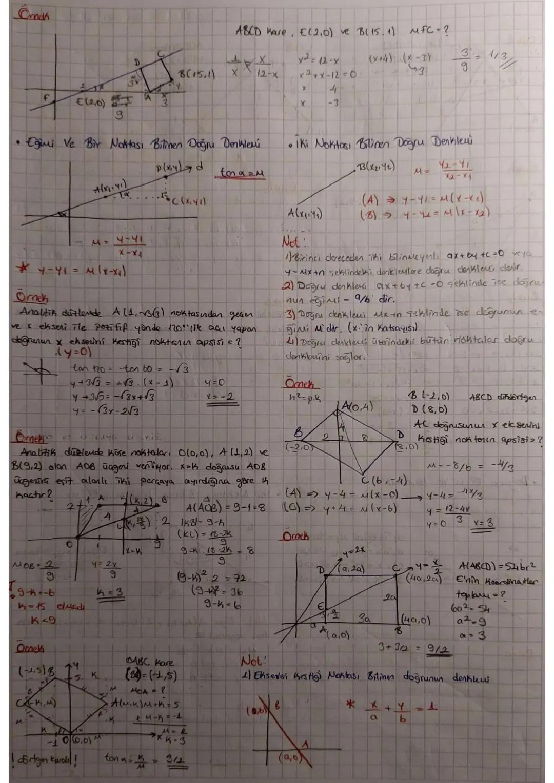 Analitik
iki Nokta Arasındaki Uzaklık
2
Y
B(x2142)
42-41
72-71
A(x)
Alxviyi) ve B (12) noktaları arasındaki utaklık
(A) 02-142-41)2
Noktan