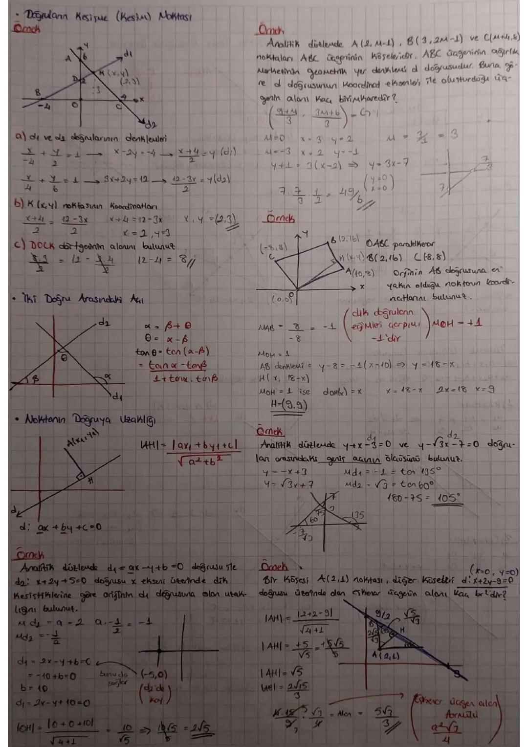 Analitik
iki Nokta Arasındaki Uzaklık
2
Y
B(x2142)
42-41
72-71
A(x)
Alxviyi) ve B (12) noktaları arasındaki utaklık
(A) 02-142-41)2
Noktan