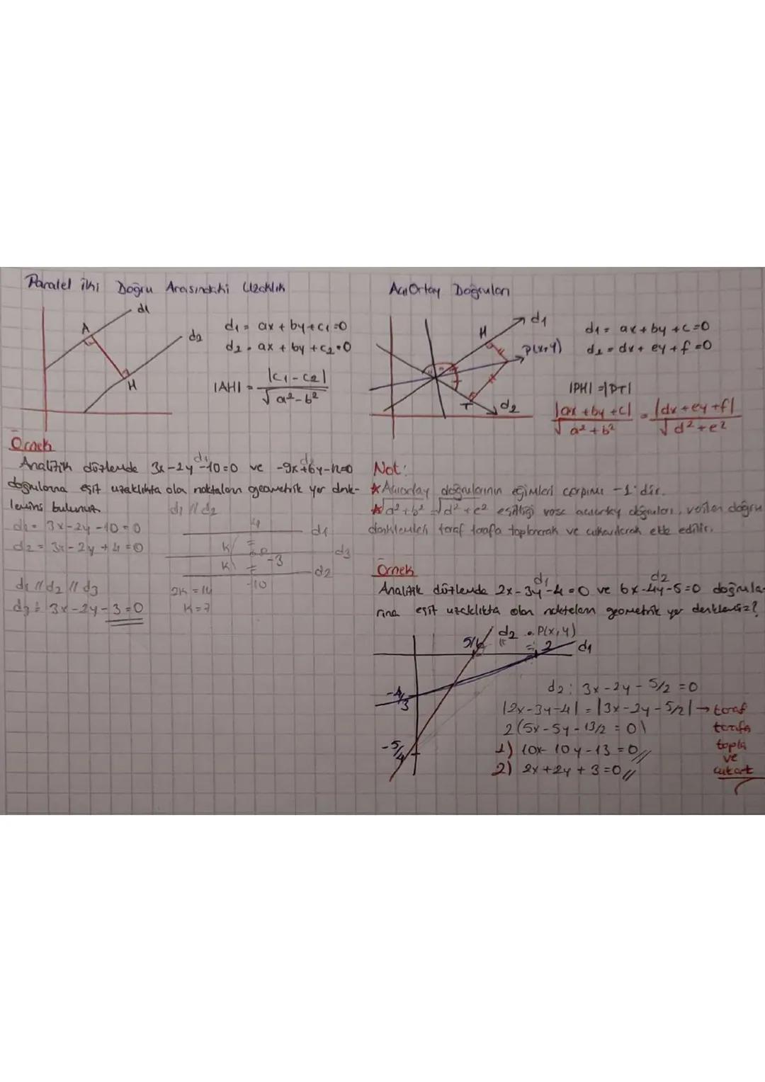Analitik
iki Nokta Arasındaki Uzaklık
2
Y
B(x2142)
42-41
72-71
A(x)
Alxviyi) ve B (12) noktaları arasındaki utaklık
(A) 02-142-41)2
Noktan