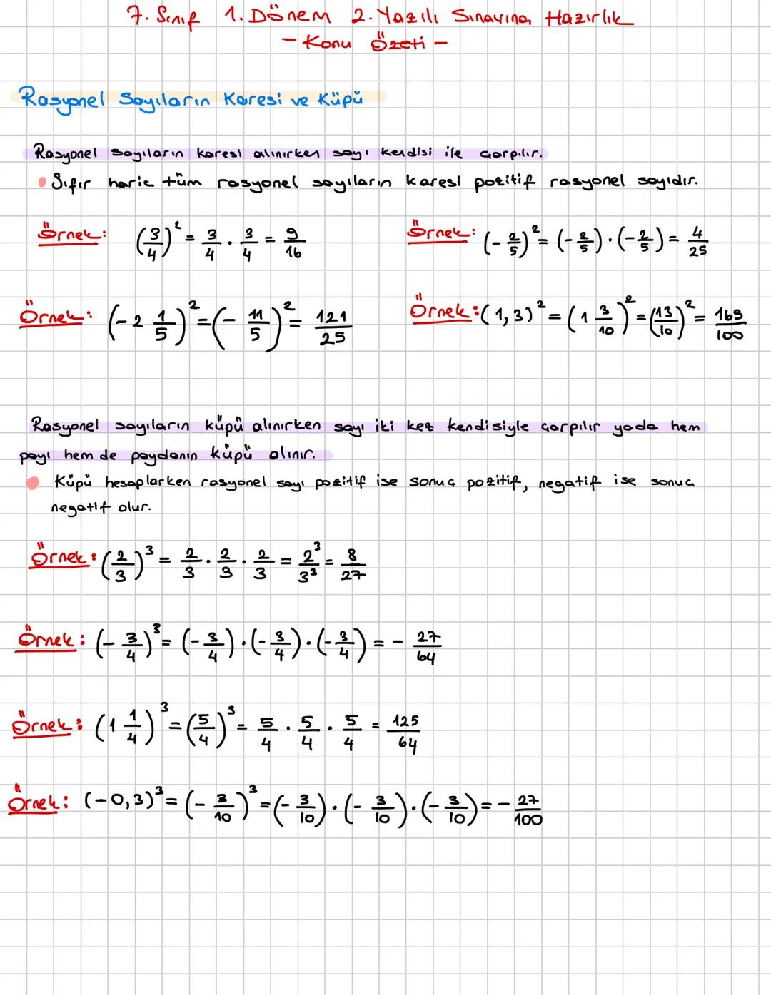 7. Sınıf 1. Dönem 2.Yazılı
Sınavına Hazırlık
-
- Konu Özeti - 7. Sınıf 1. Dönem 2.Yazılı Sınavına Hazırlık
Konu Özeti -
Rasyonel Sayılar
a b
