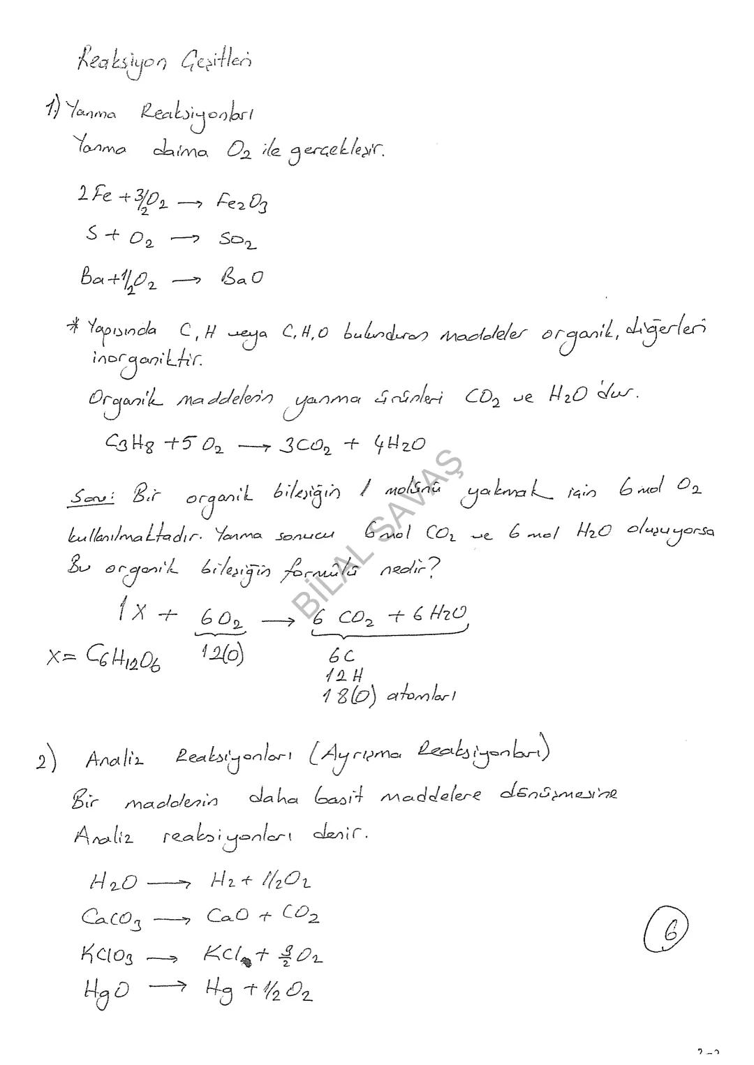 حل
MİLLİ İRADE
KIZ ANADOLU İMAM HATİP LİSESİ
FEN VE SOSYAL BİLİMLER PROJE OKULU
LİSE KİMYA DERS NOTLARI
6-KİMYANIN TEMEL KANUNLARI
VE KİMYAS