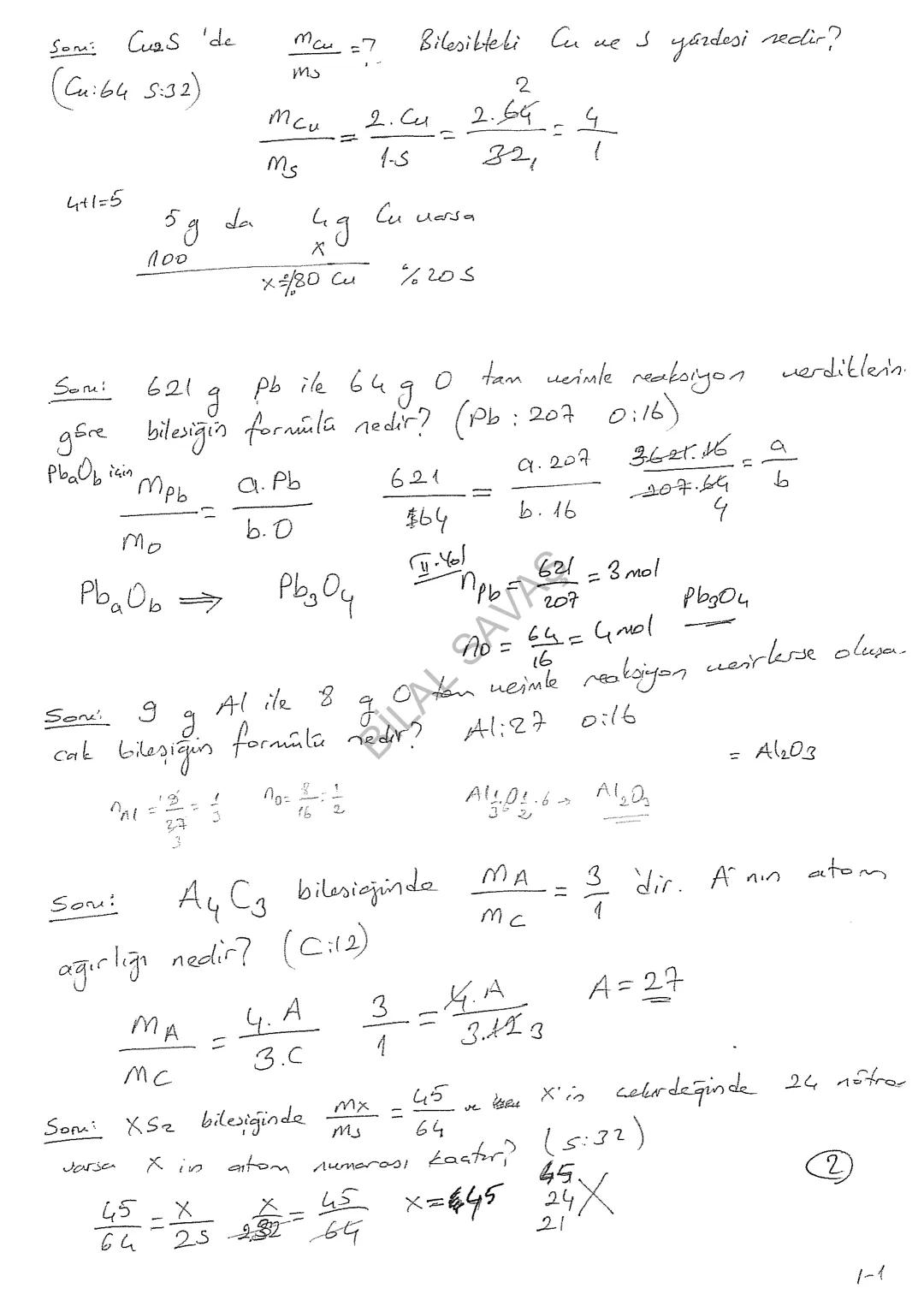 حل
MİLLİ İRADE
KIZ ANADOLU İMAM HATİP LİSESİ
FEN VE SOSYAL BİLİMLER PROJE OKULU
LİSE KİMYA DERS NOTLARI
6-KİMYANIN TEMEL KANUNLARI
VE KİMYAS