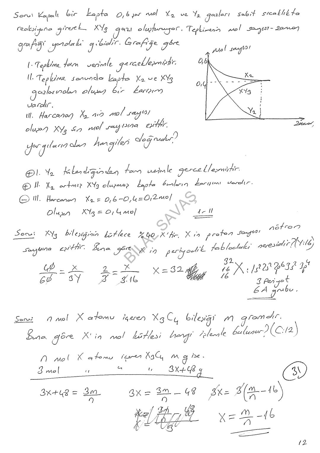 حل
MİLLİ İRADE
KIZ ANADOLU İMAM HATİP LİSESİ
FEN VE SOSYAL BİLİMLER PROJE OKULU
LİSE KİMYA DERS NOTLARI
6-KİMYANIN TEMEL KANUNLARI
VE KİMYAS