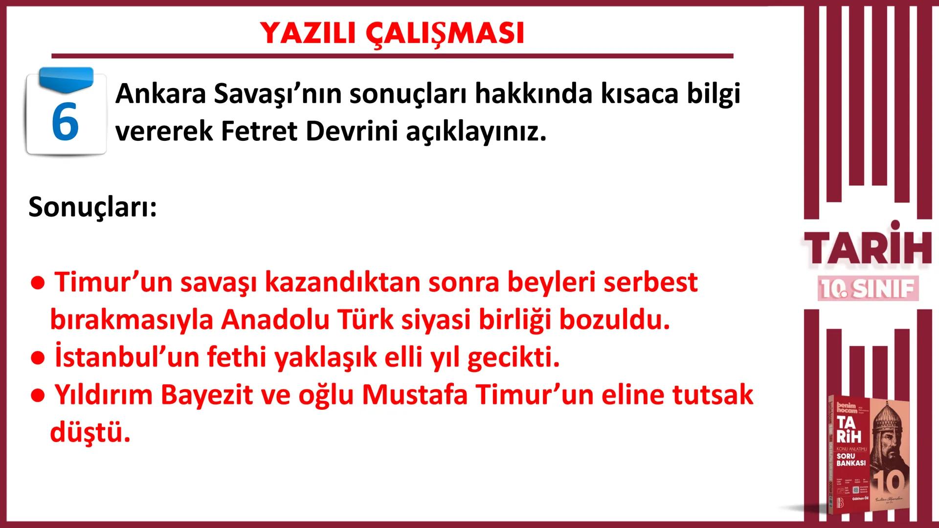 # 1.DÖNEM
# 2.yazılıya
hazırlık
BENIM 10.SINIF HOCAM
LISE
# TARİH
Gökhan Öz
benim hocam
11 12 1
10
9
8 # YAZILI ÇALIŞMASI
Anadolu'nun