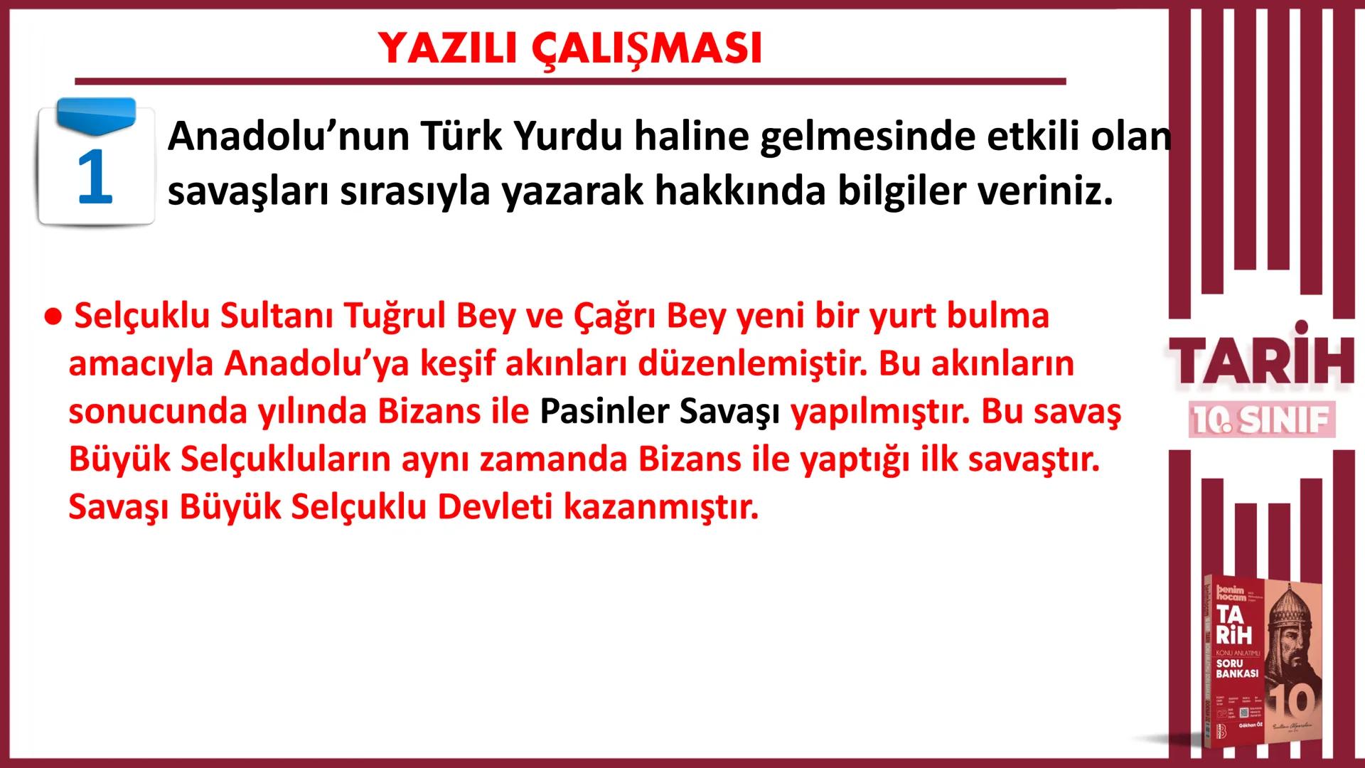 # 1.DÖNEM
# 2.yazılıya
hazırlık
BENIM 10.SINIF HOCAM
LISE
# TARİH
Gökhan Öz
benim hocam
11 12 1
10
9
8 # YAZILI ÇALIŞMASI
Anadolu'nun