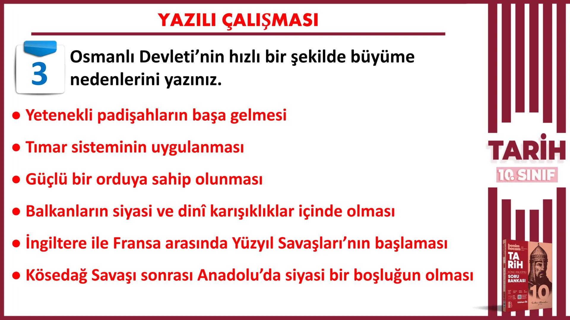 # 1.DÖNEM
# 2.yazılıya
hazırlık
BENIM 10.SINIF HOCAM
LISE
# TARİH
Gökhan Öz
benim hocam
11 12 1
10
9
8 # YAZILI ÇALIŞMASI
Anadolu'nun