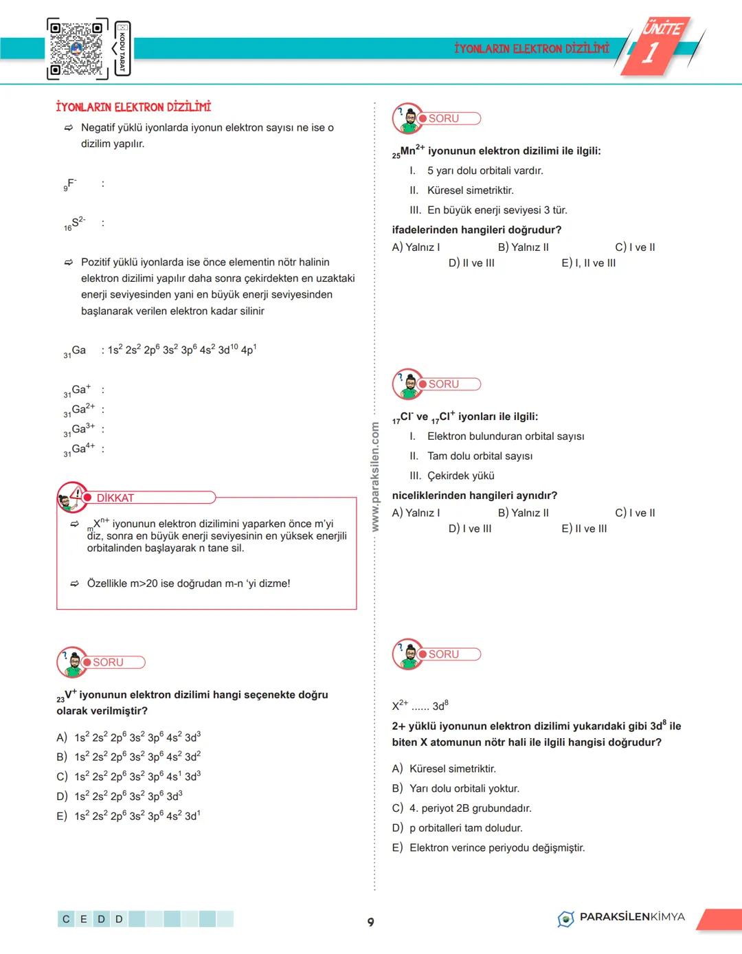 # 1. TEMA
13. PERİYODİK TABLO
1
PARAKSİLENKİMYA # UNITE
1
PERİYODİK TABLO
PERİYODİK TABLO
➡ Sınıflandırma, bir bilim dalında incelenen