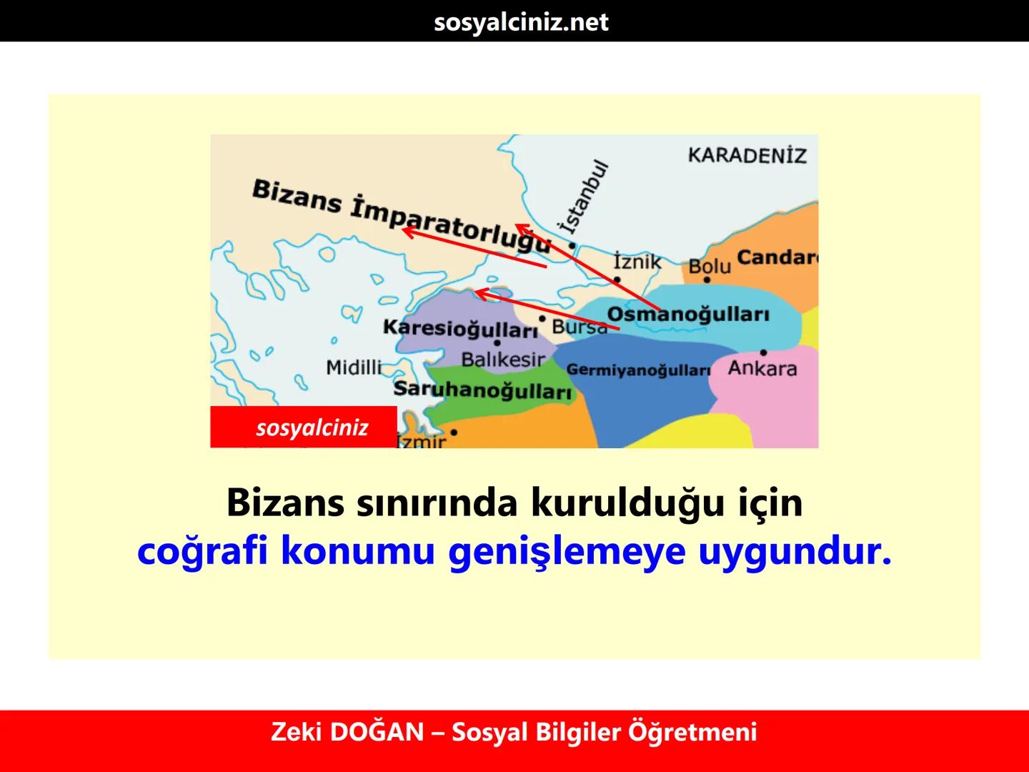 sosyalciniz.net
SOSYAL BฤฐLGฤฐLER 7
Osmanlฤฑ Devletinin
Kฤฑsa Sรผrede Bรผyรผmesinde
Etkili Olan Faktรถrler
Zeki DOฤAN - Sosyal Bilgiler รฤretmeni so