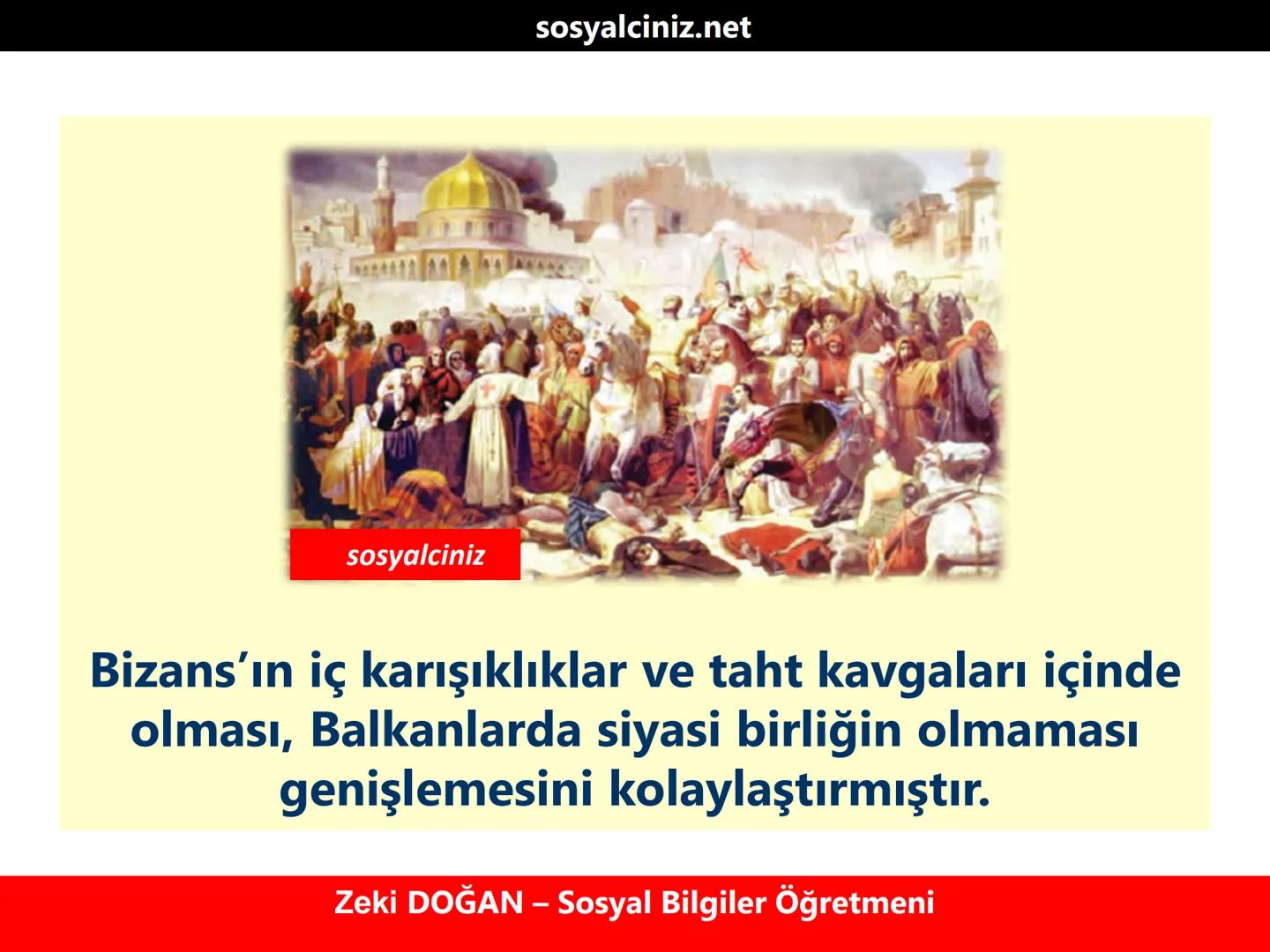 sosyalciniz.net
SOSYAL BฤฐLGฤฐLER 7
Osmanlฤฑ Devletinin
Kฤฑsa Sรผrede Bรผyรผmesinde
Etkili Olan Faktรถrler
Zeki DOฤAN - Sosyal Bilgiler รฤretmeni so